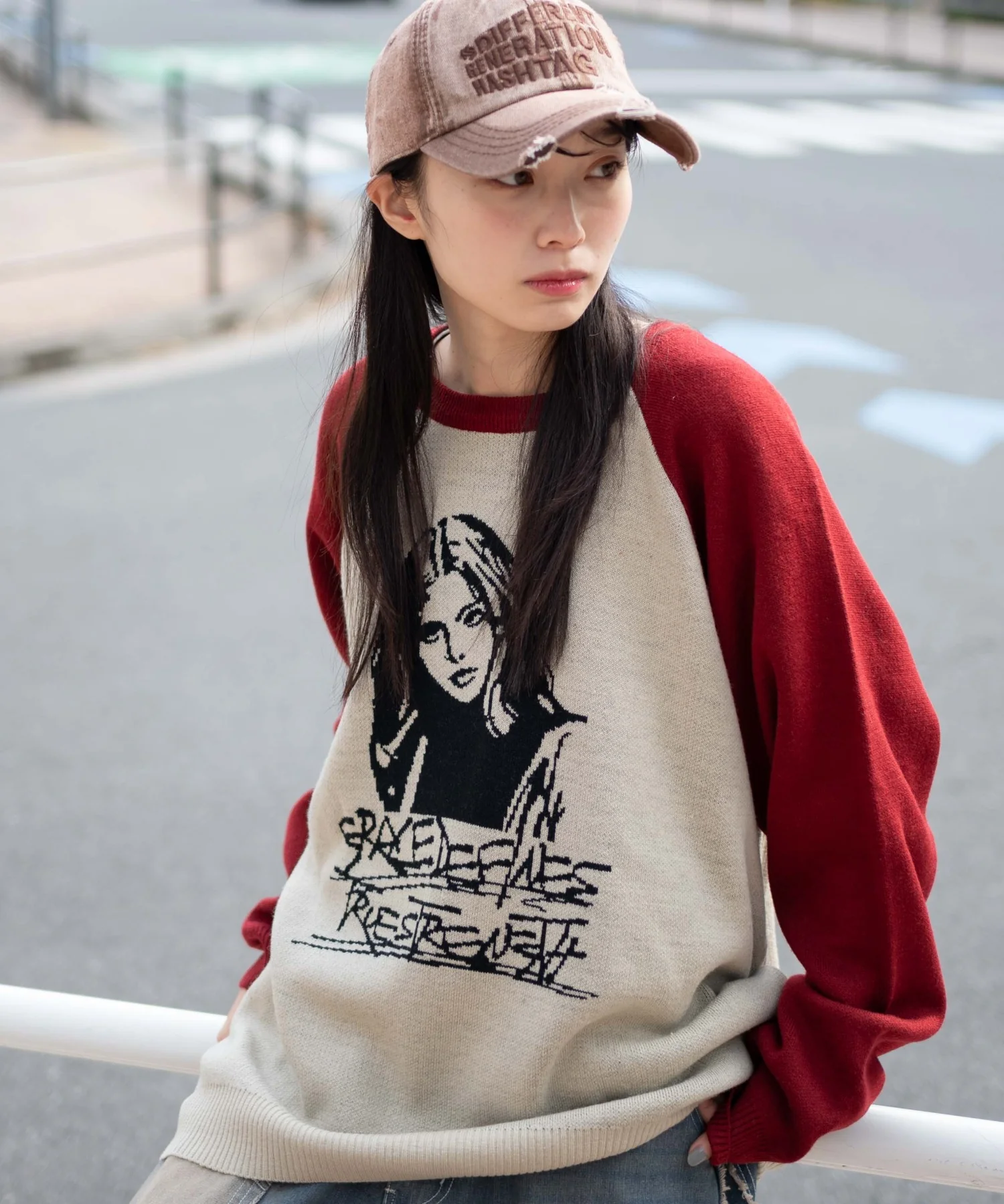 ラグランジャガードグラフィックプルオーバー - Image 2