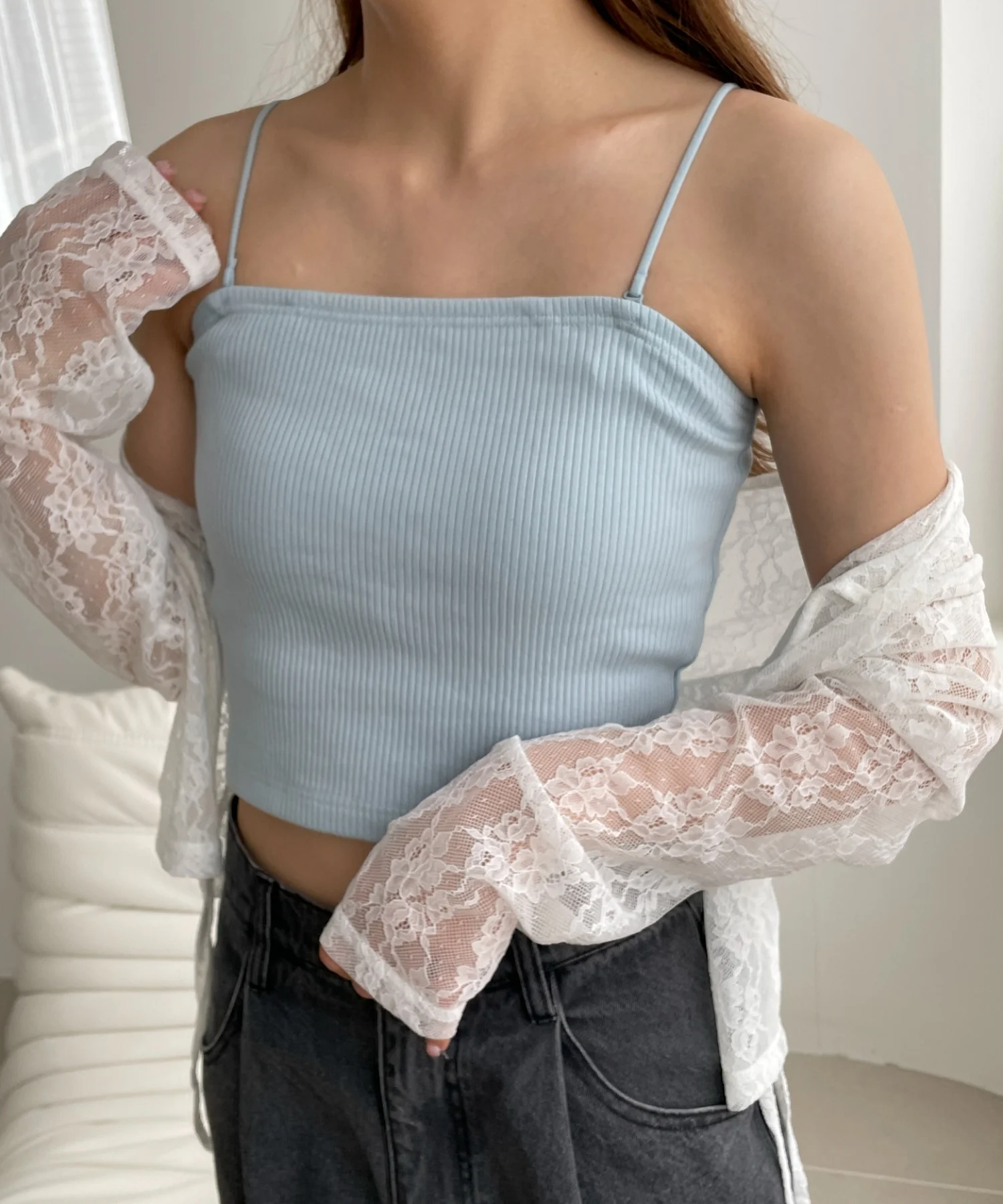 なちゅ盛れカップインショートキャミ - Image 4