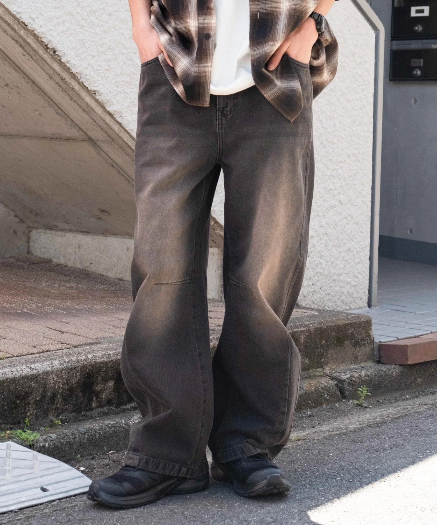 イージーバレルレッグデニムパンツ - Image 12