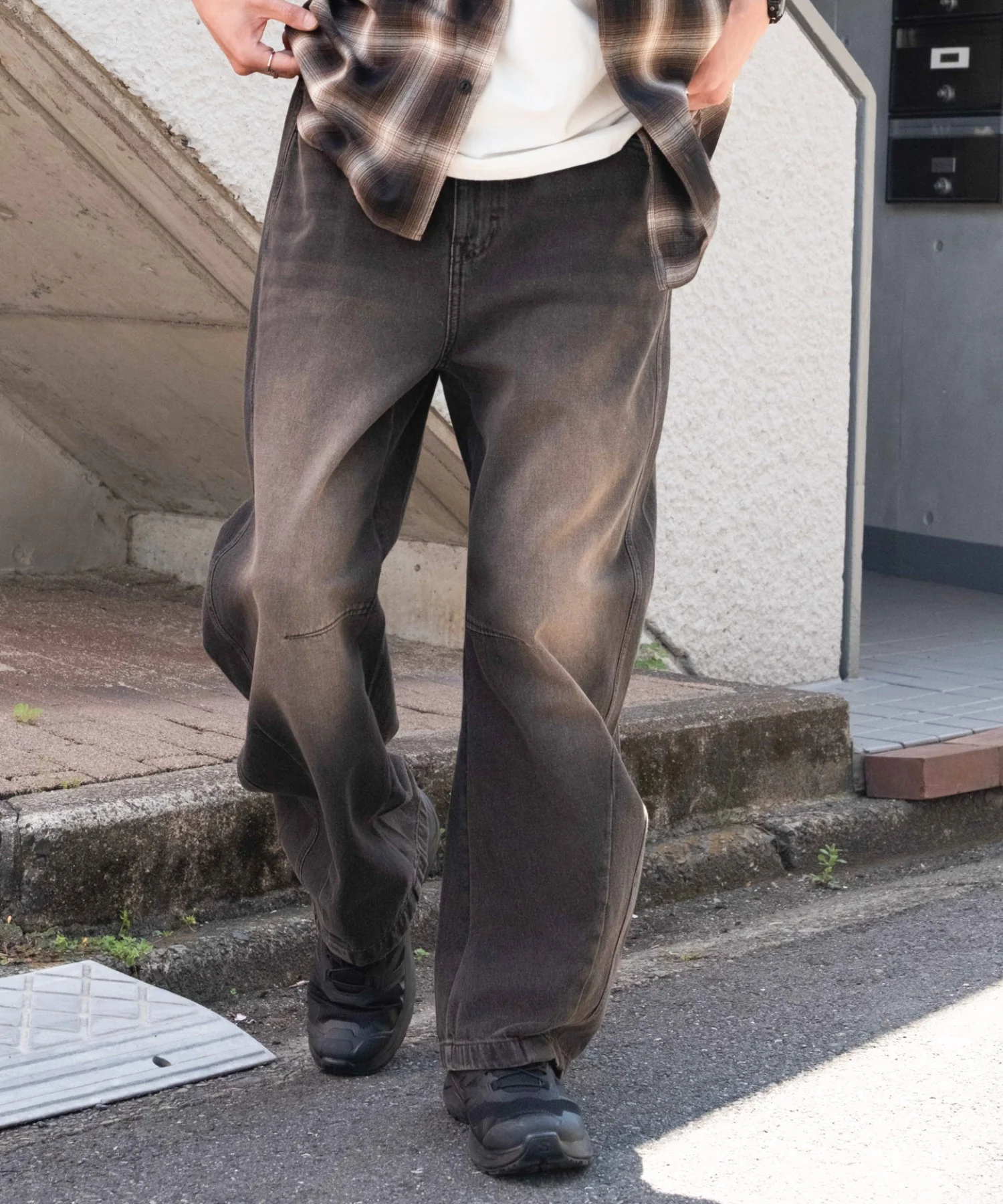 イージーバレルレッグデニムパンツ - Image 2