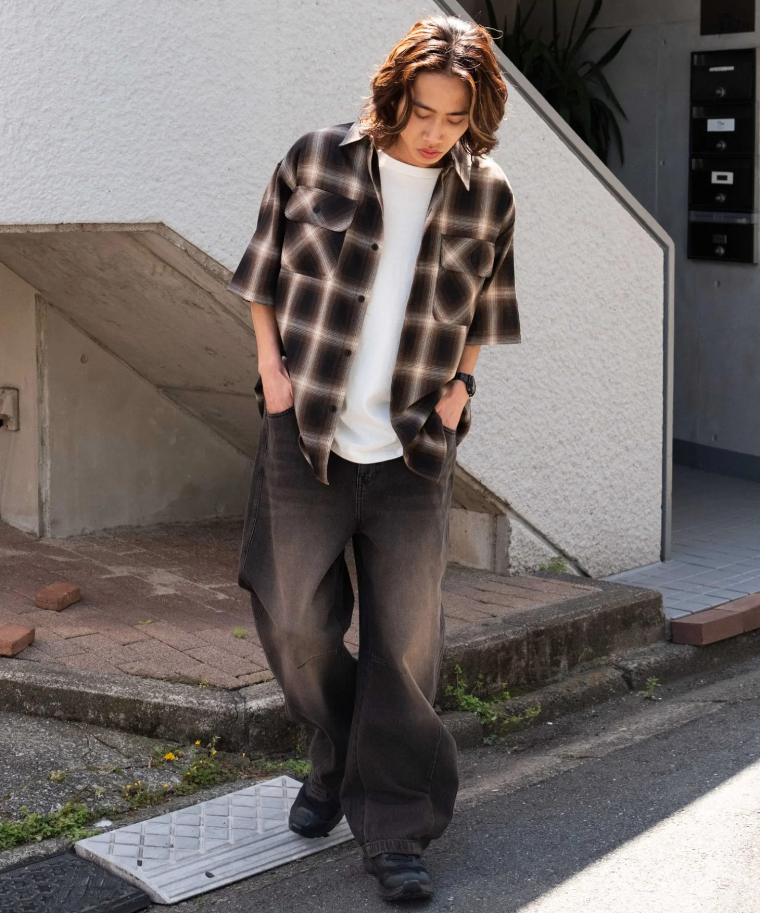 イージーバレルレッグデニムパンツ - Image 4