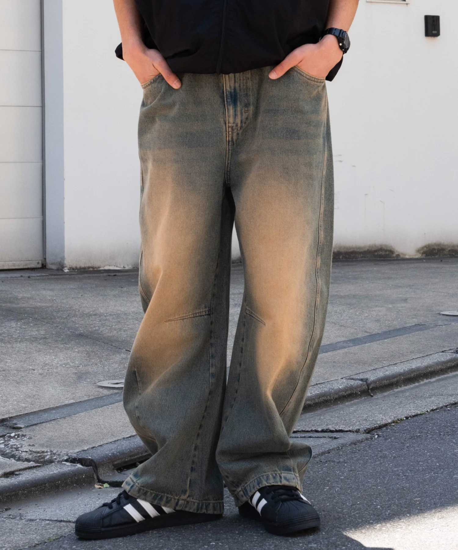 イージーバレルレッグデニムパンツ - Image 5