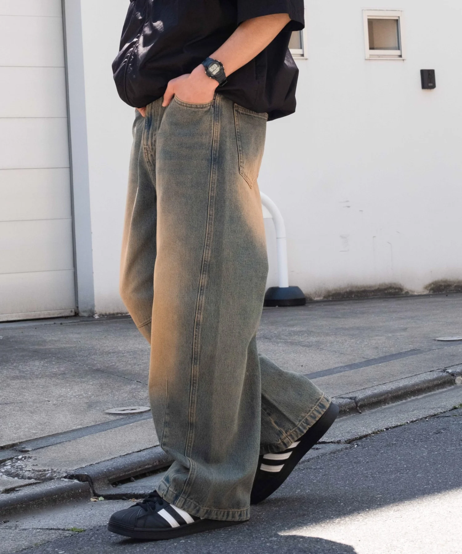 イージーバレルレッグデニムパンツ - Image 6