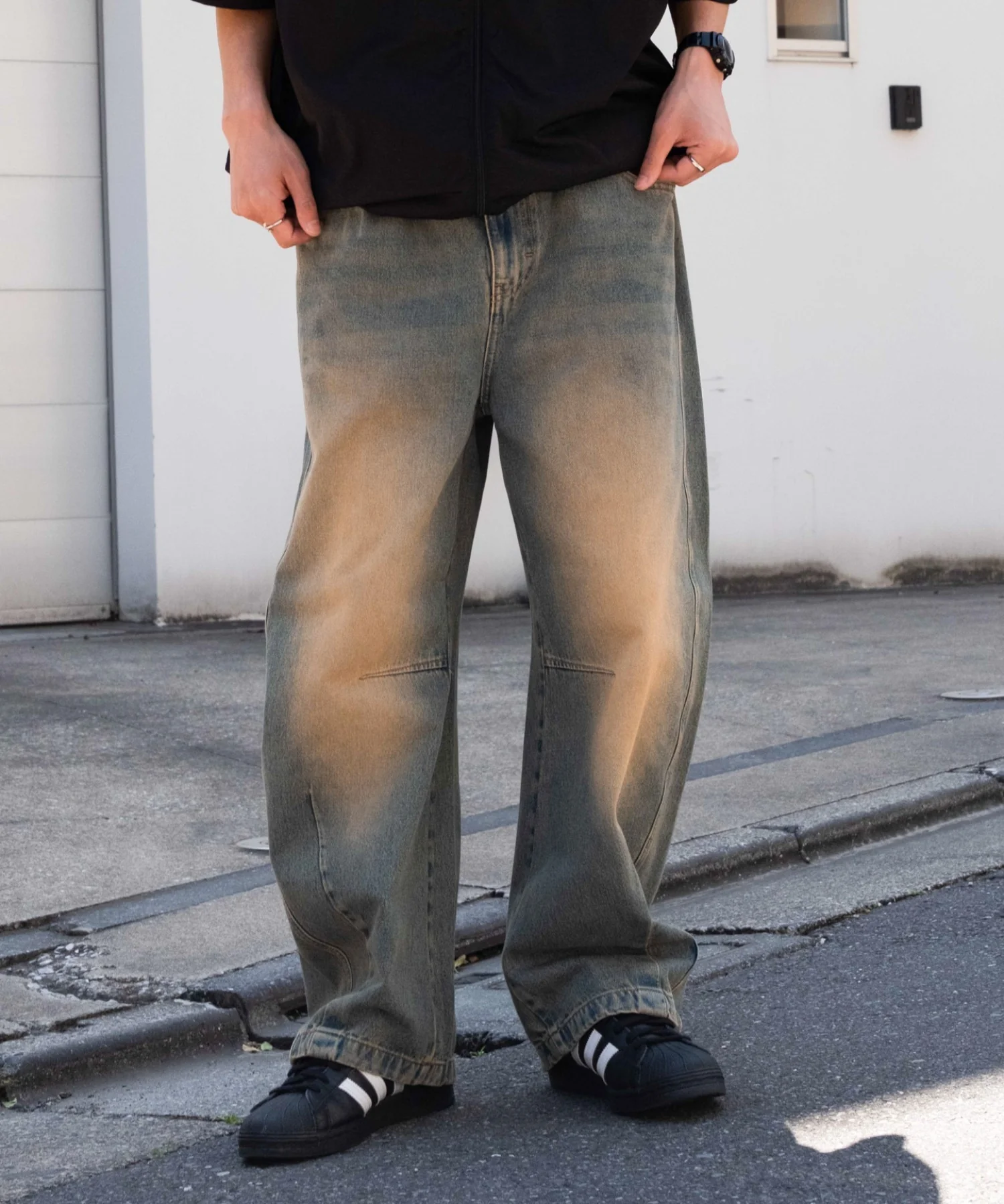 イージーバレルレッグデニムパンツ - Image 9