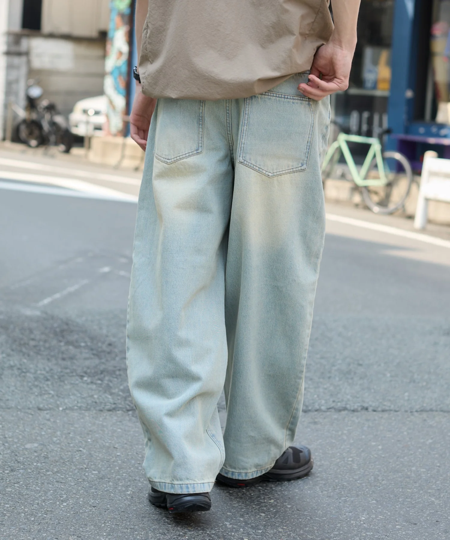 イージー3Dバレルレッグデニムパンツ - Image 17