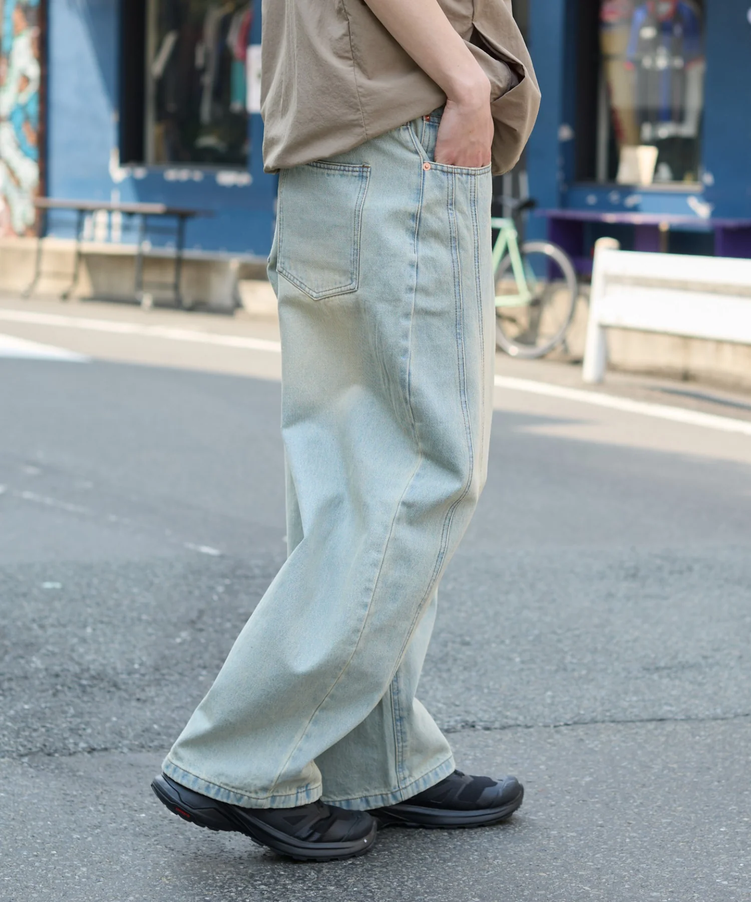 イージー3Dバレルレッグデニムパンツ - Image 18