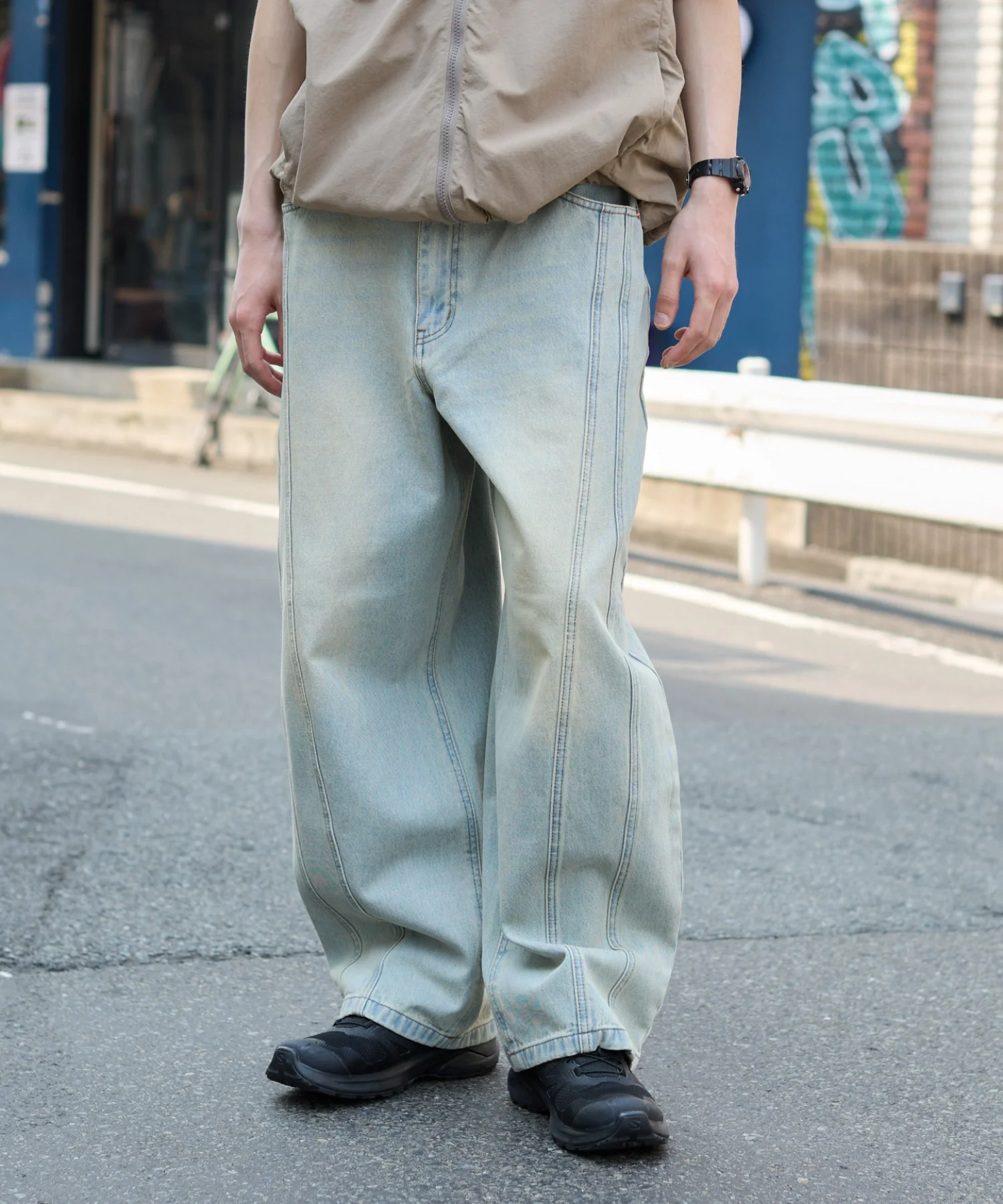 イージー3Dバレルレッグデニムパンツ - Image 20