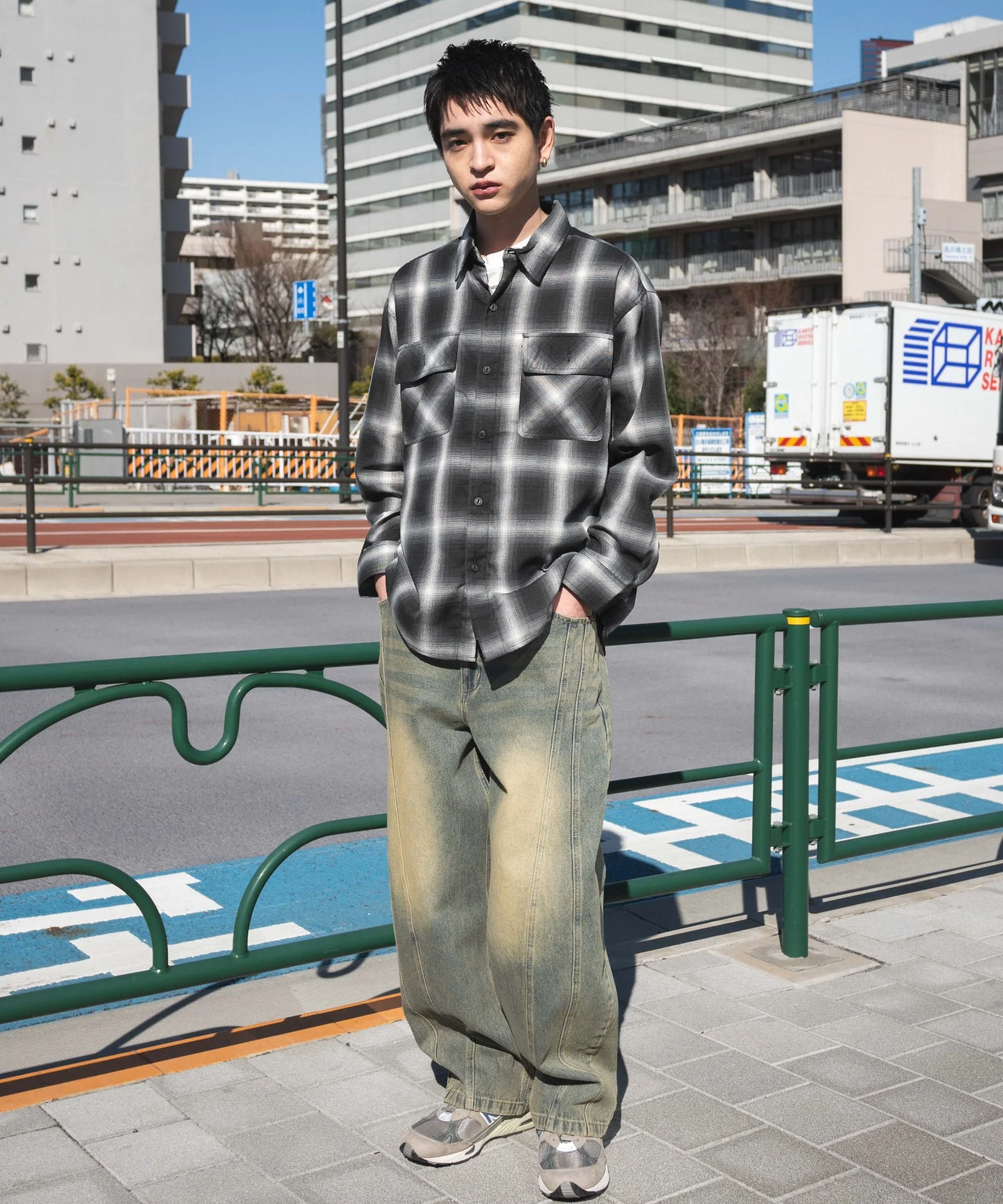 イージー3Dバレルレッグデニムパンツ - Image 6