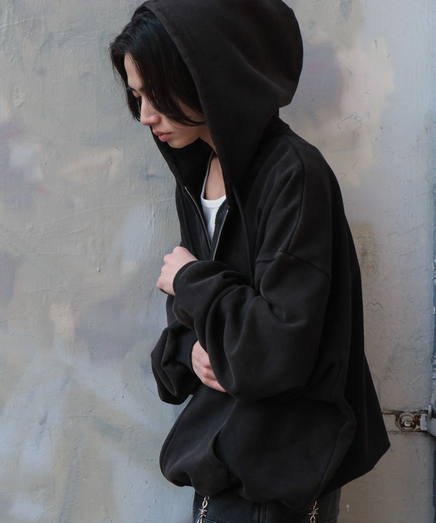 ケミカルウォッシュバルーンZIPパーカー - Image 13