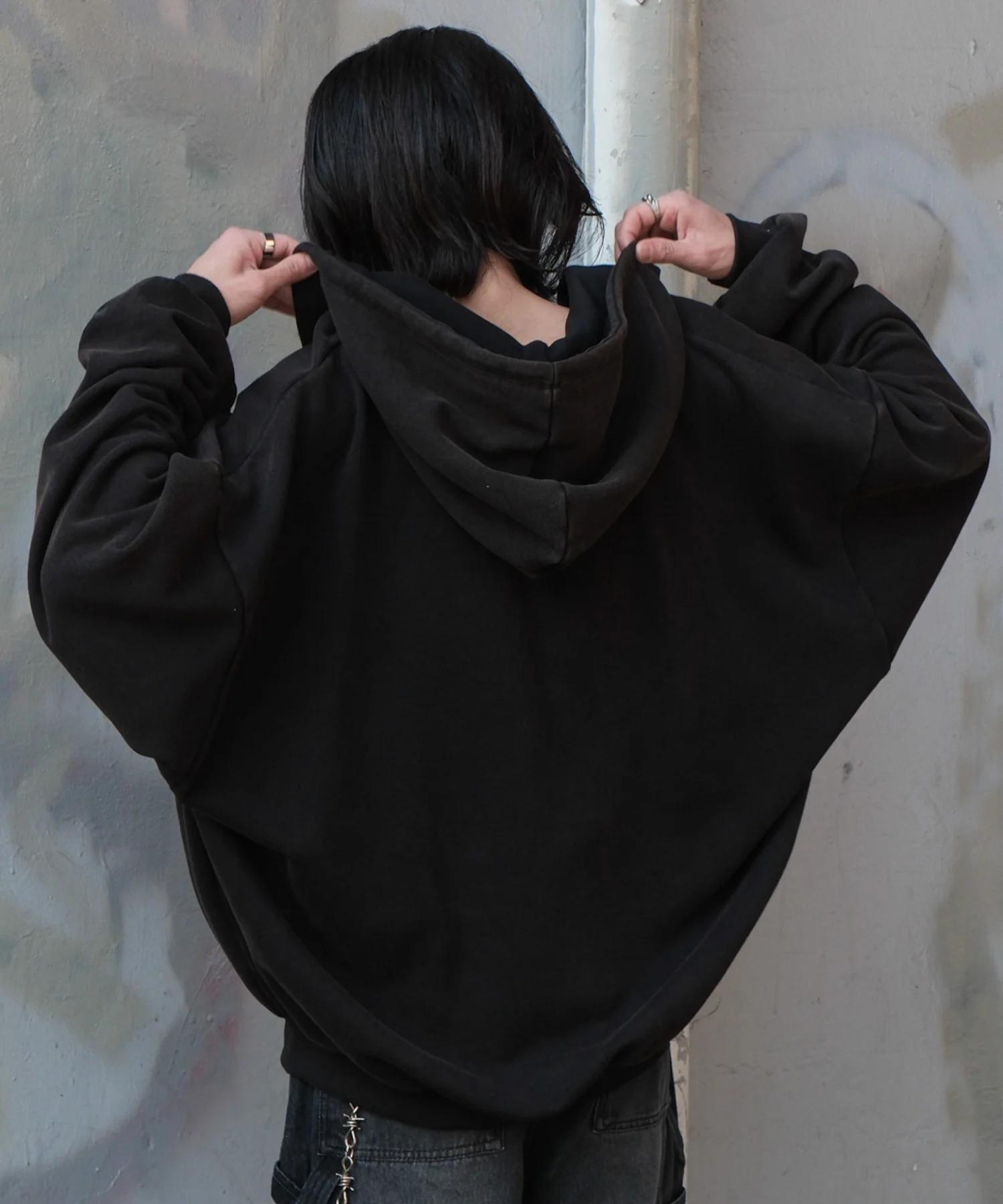ケミカルウォッシュバルーンZIPパーカー - Image 14