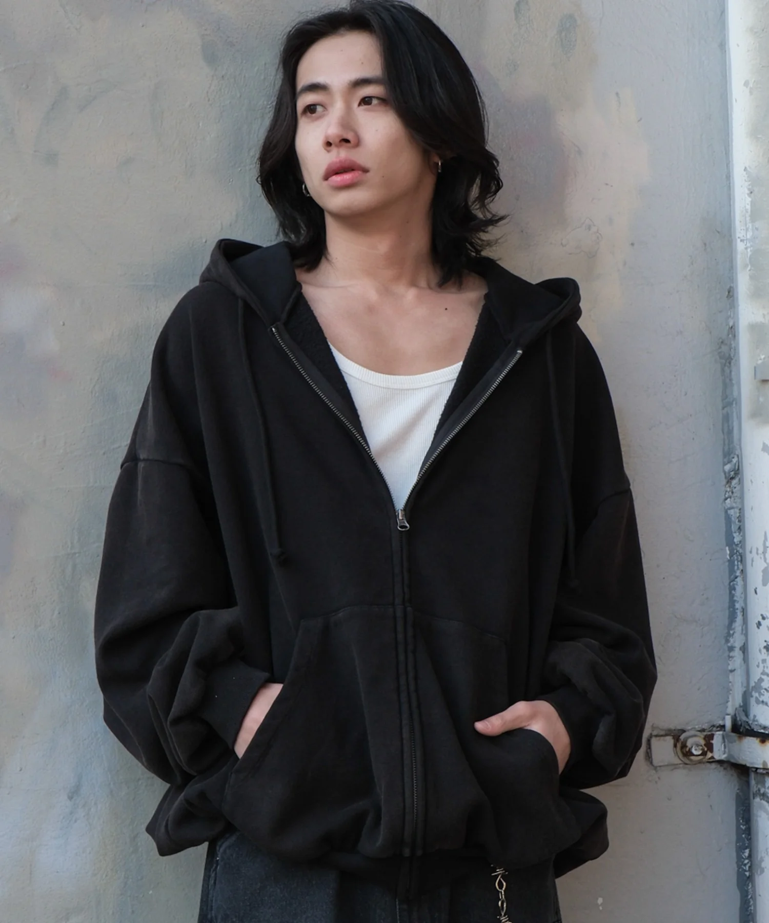 ケミカルウォッシュバルーンZIPパーカー - Image 15