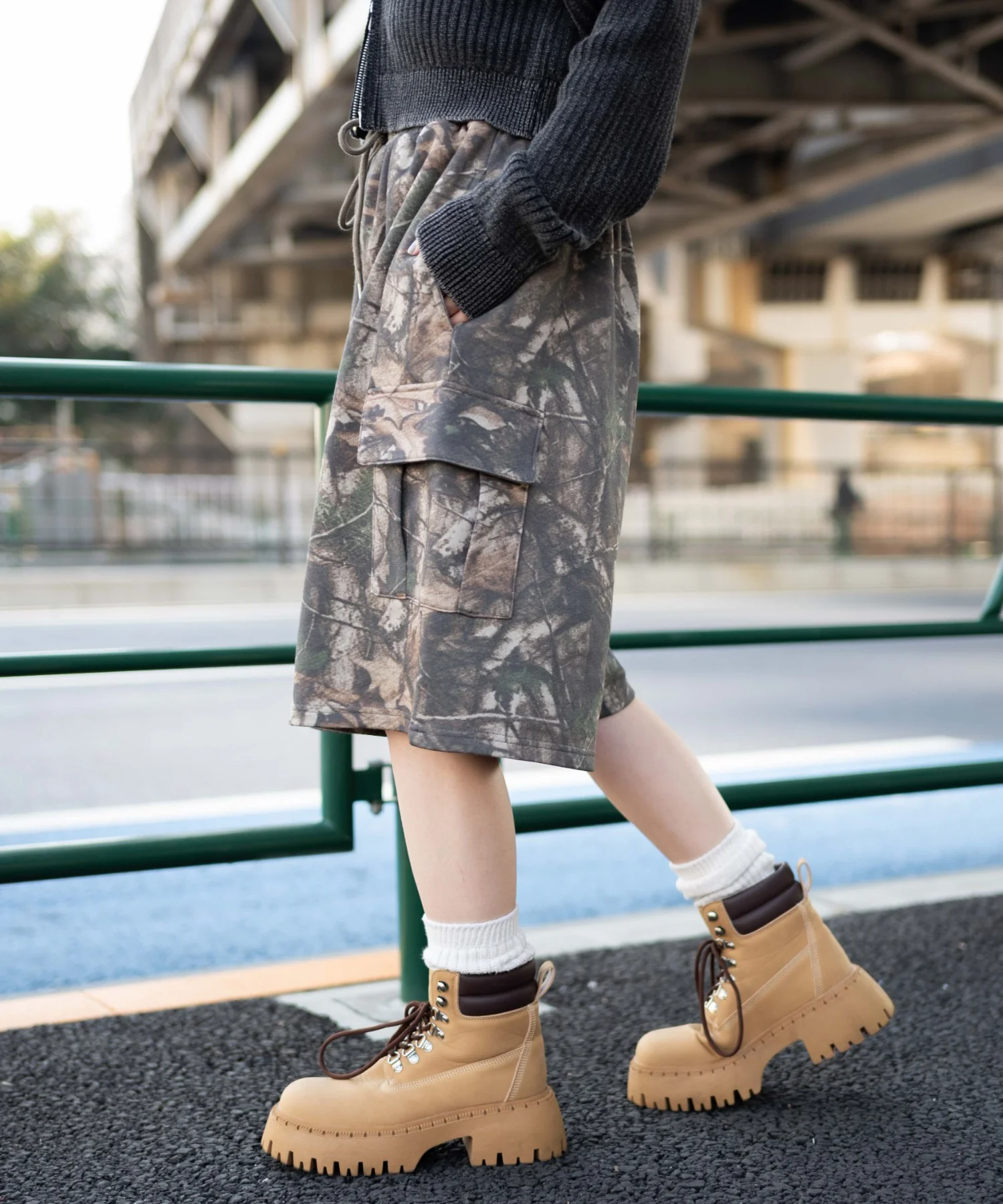 リアルツリーカモフラハーフパンツ - Image 8