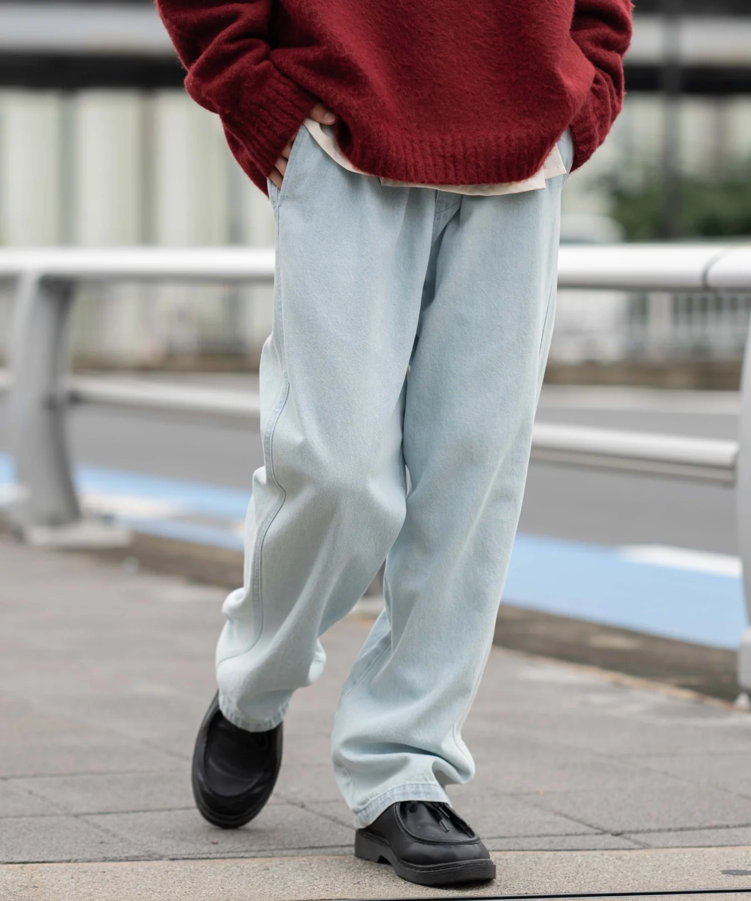 デニムイージーストレートパンツ - Image 2