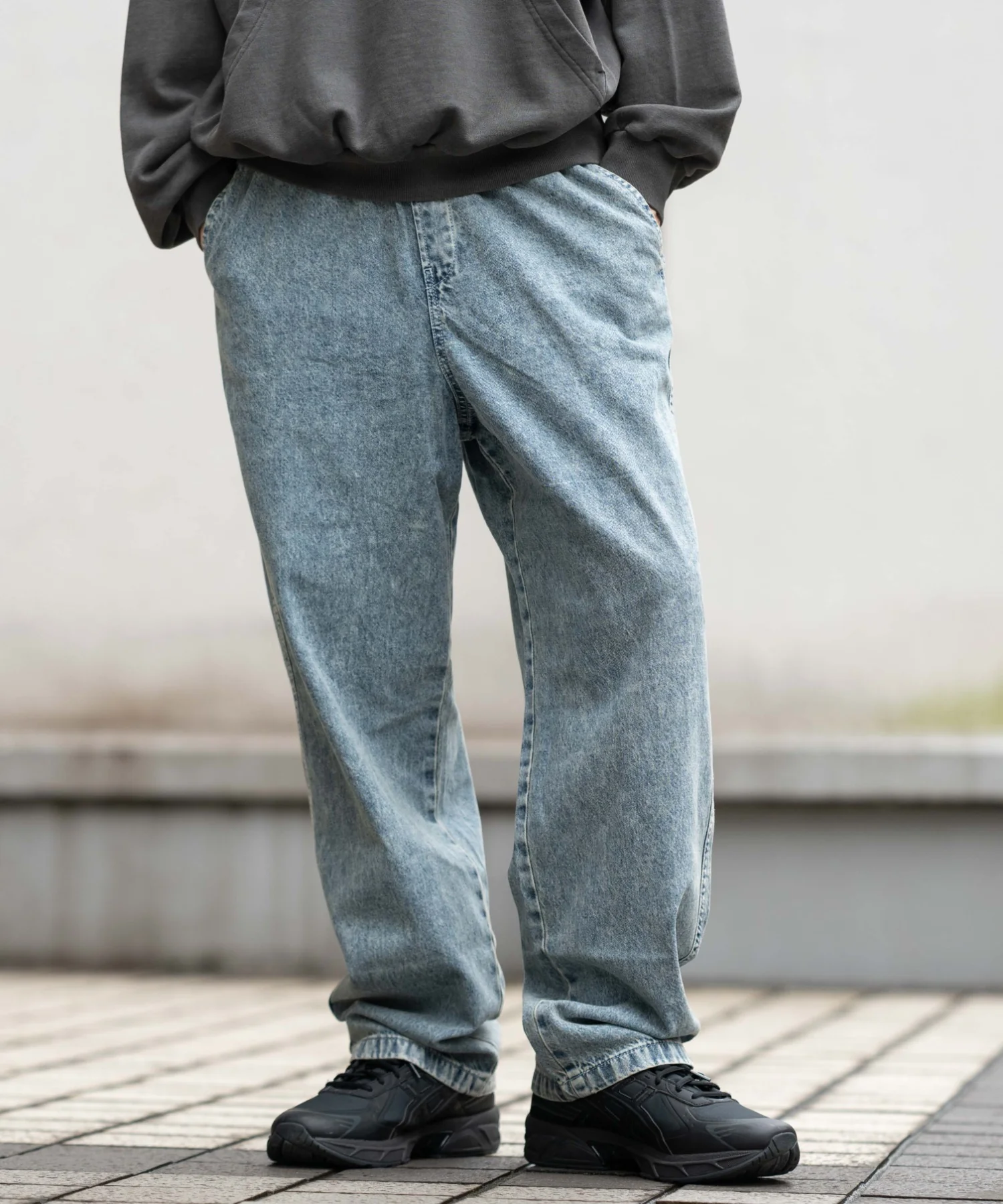 デニムイージーストレートパンツ - Image 3