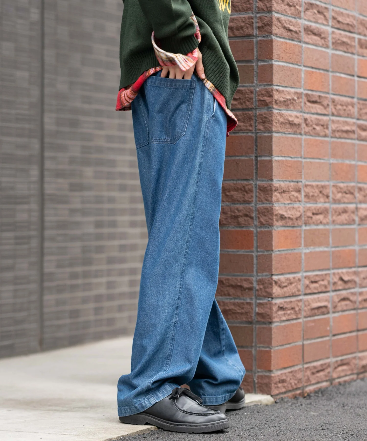 デニムイージーストレートパンツ - Image 35