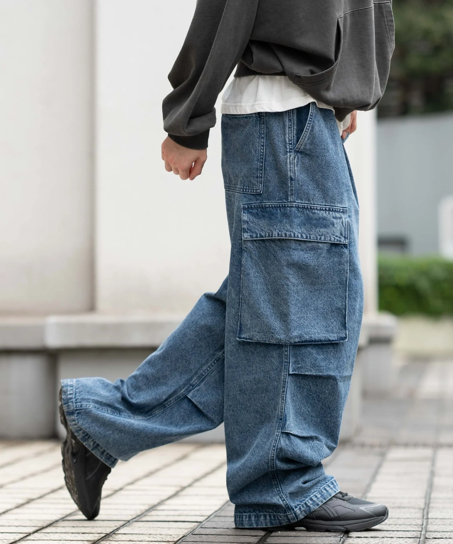 デニムイージーカーゴパンツ - Image 3