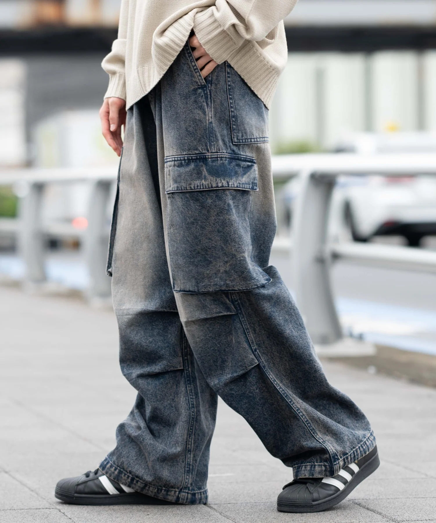 デニムイージーカーゴパンツ - Image 38