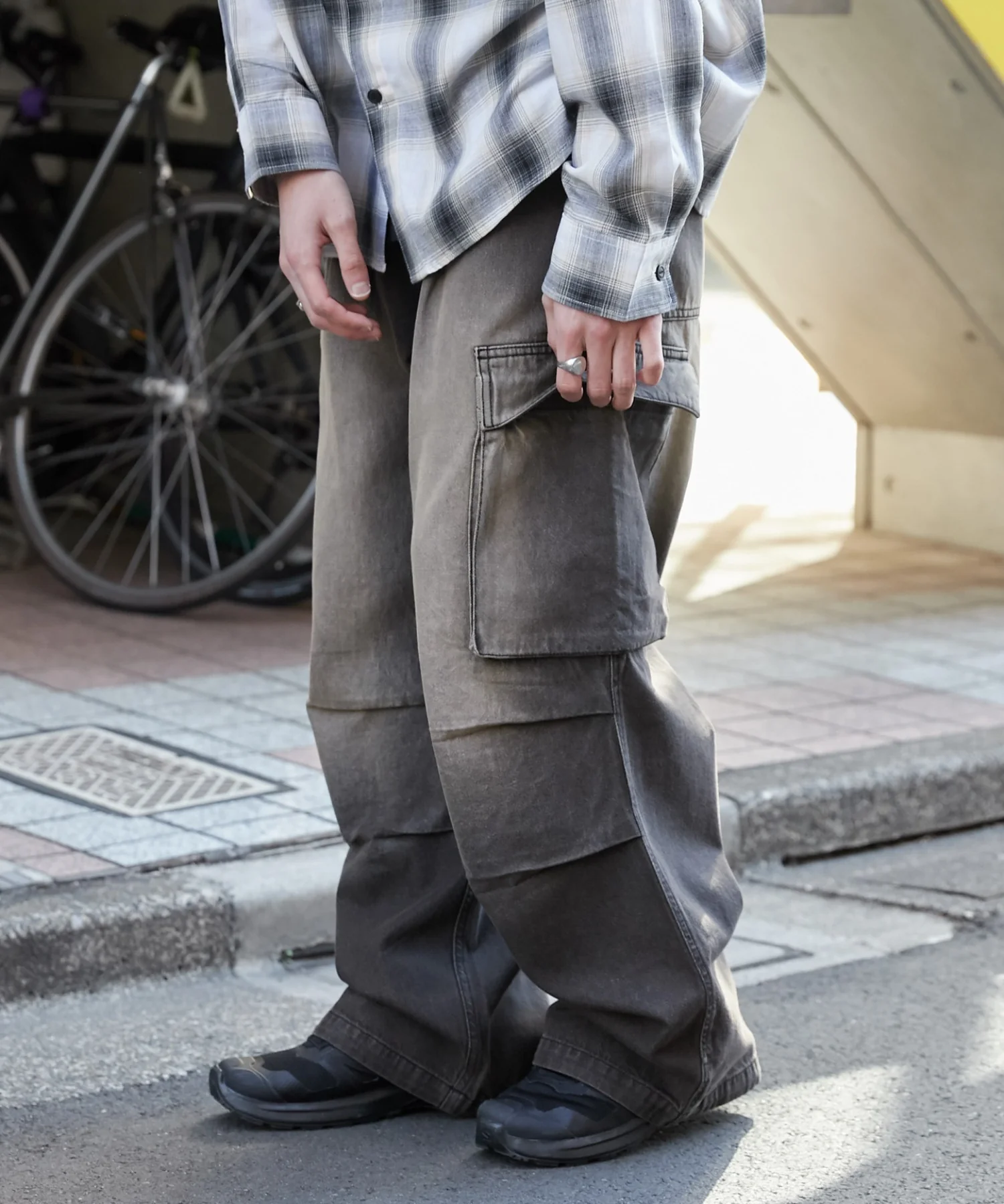 デニムイージーカーゴパンツ - Image 4