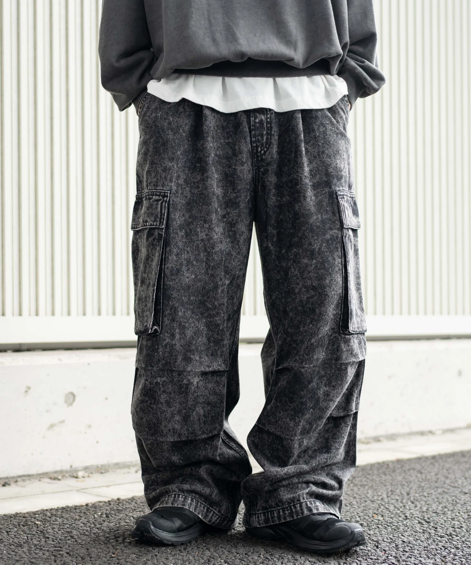 デニムイージーカーゴパンツ - Image 5
