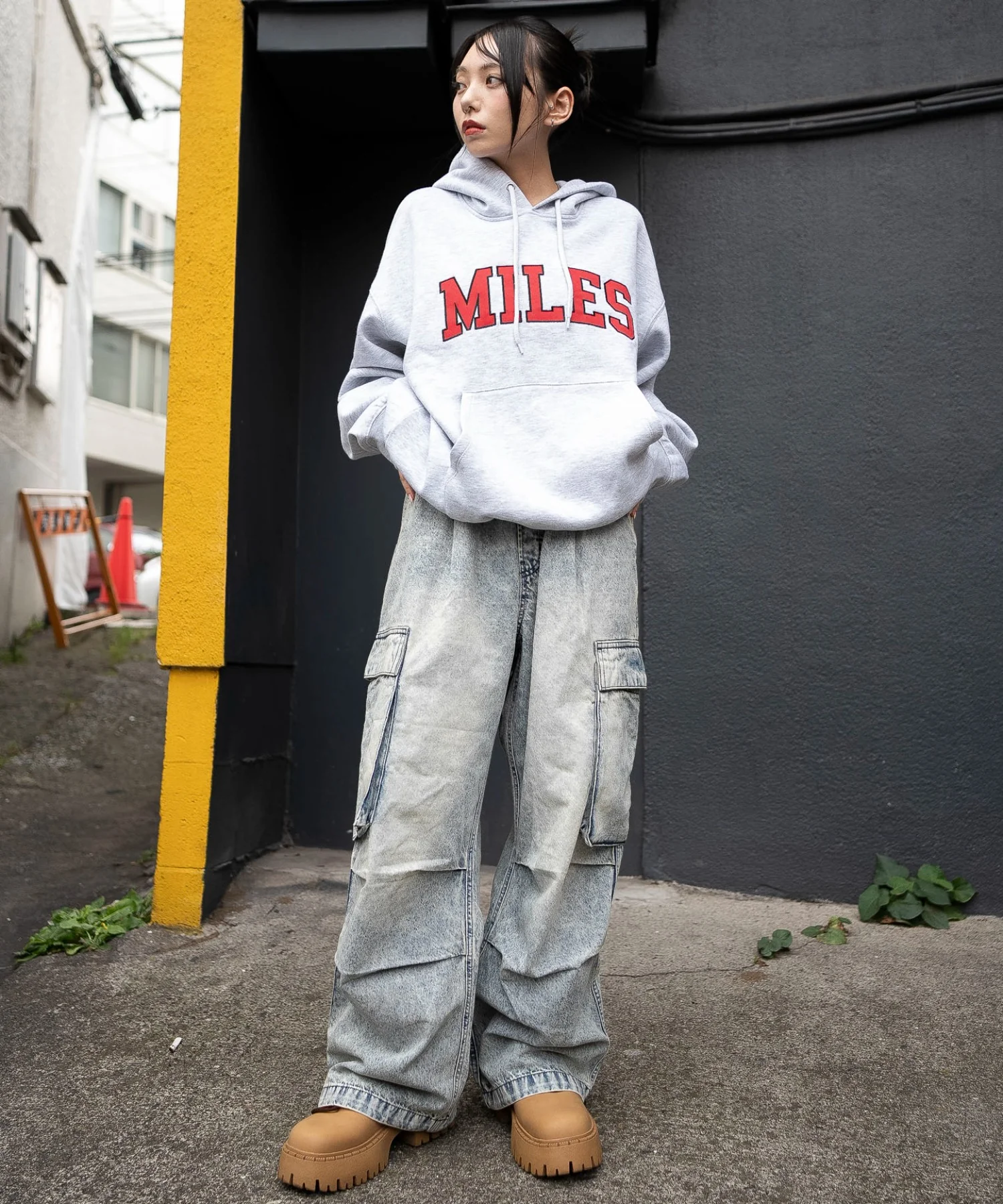 デニムイージーカーゴパンツ - Image 7
