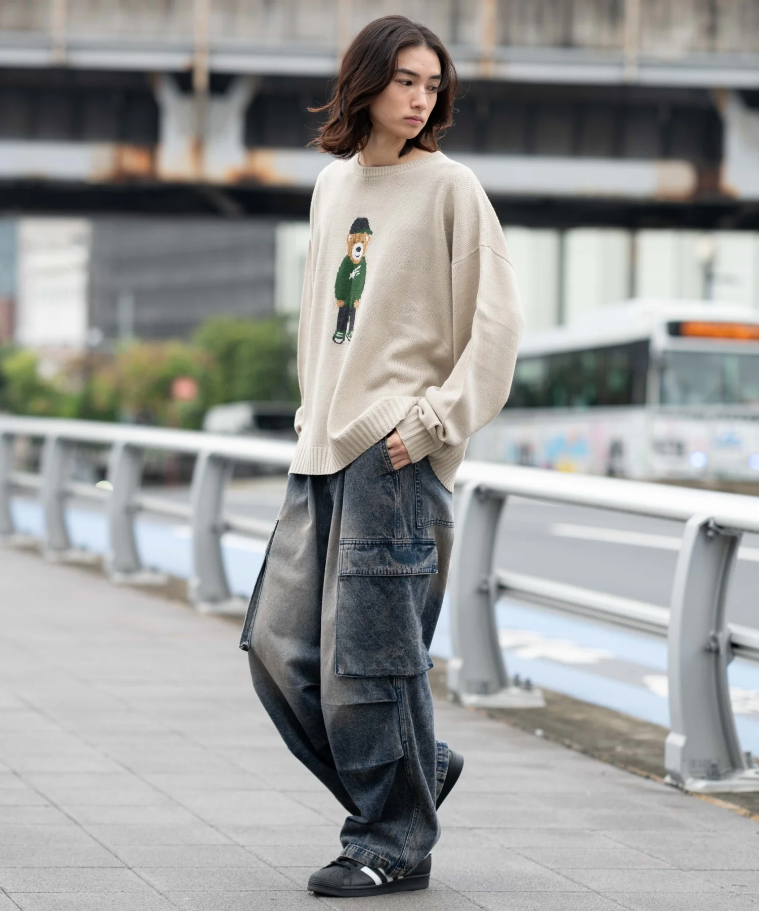 デニムイージーカーゴパンツ - Image 9