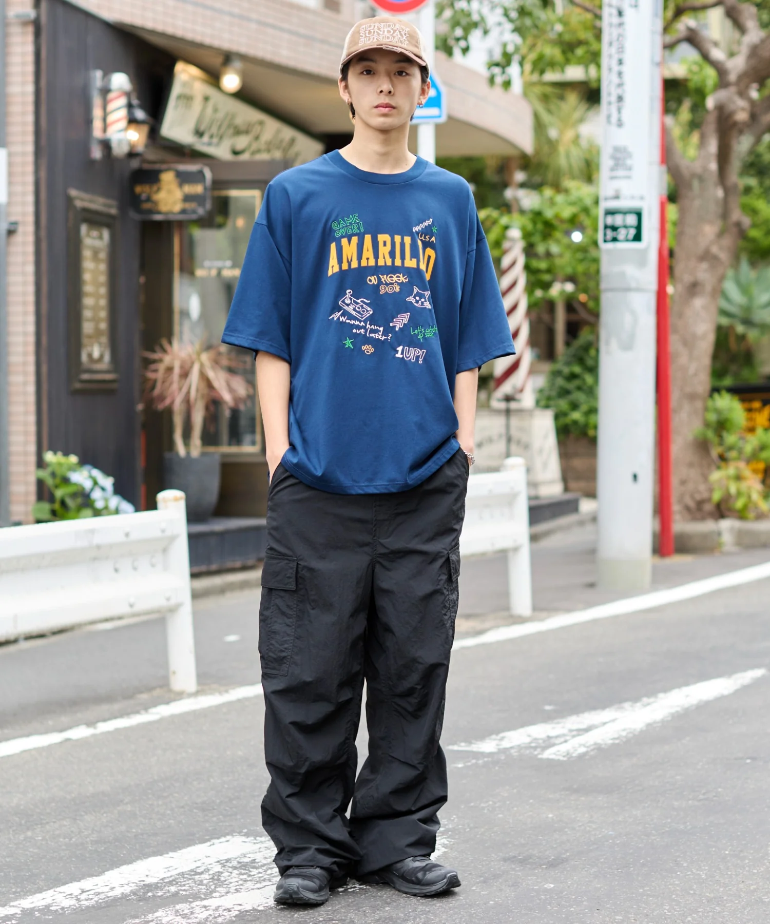 ナイロンイージーカーゴパンツ - Image 10