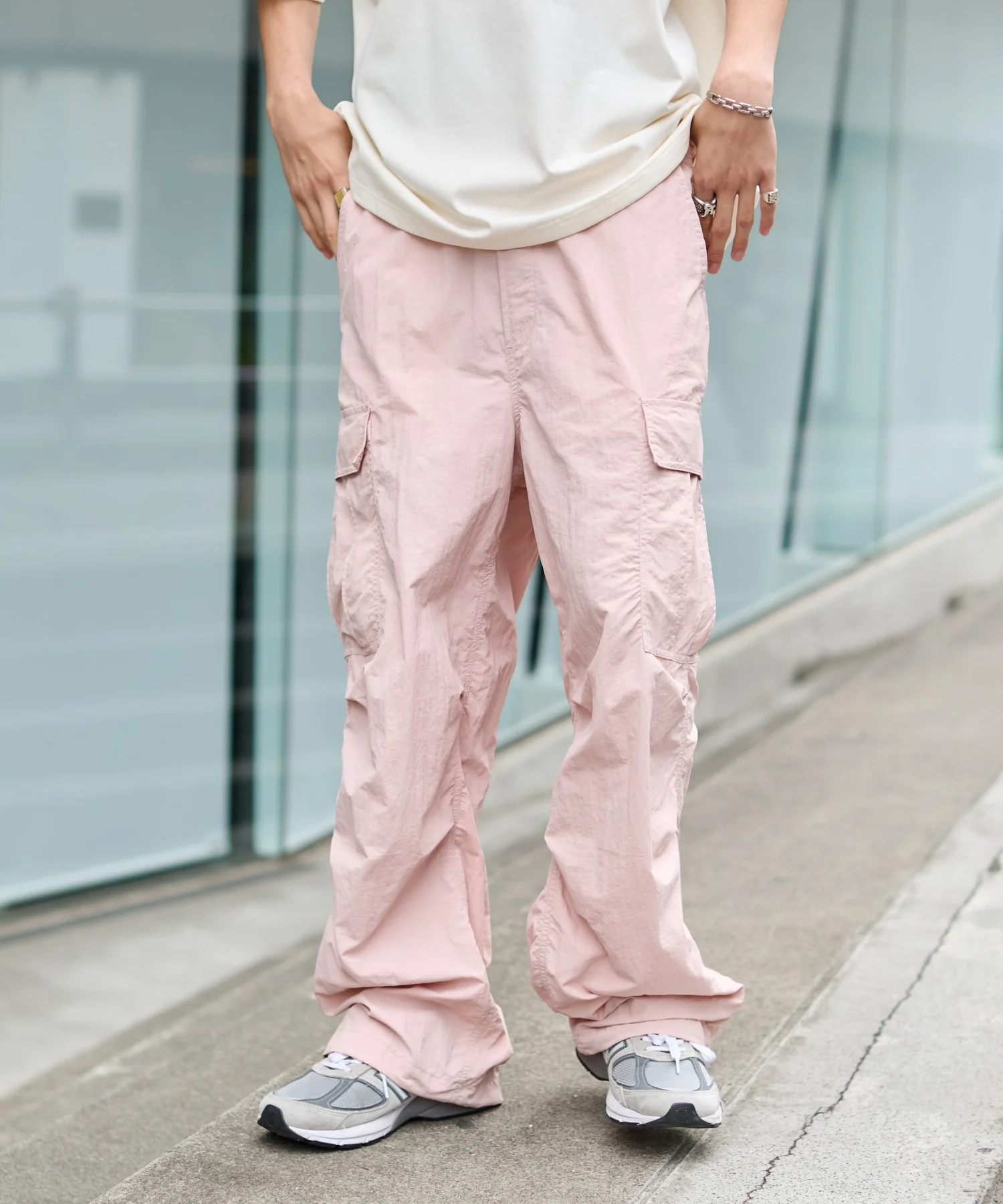 ナイロンイージーカーゴパンツ - Image 25