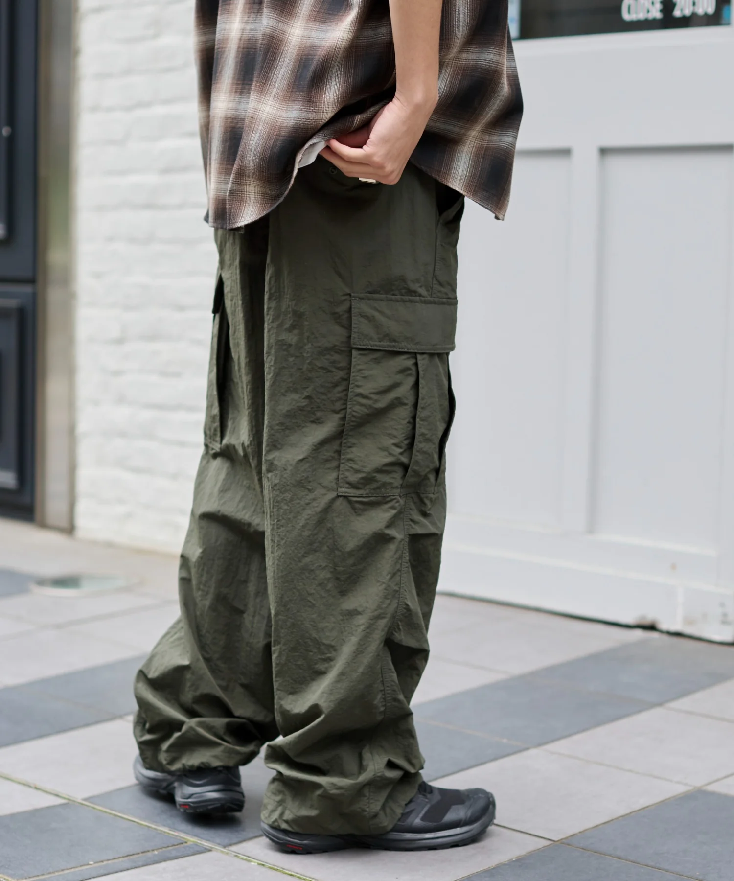 ナイロンイージーカーゴパンツ - Image 29