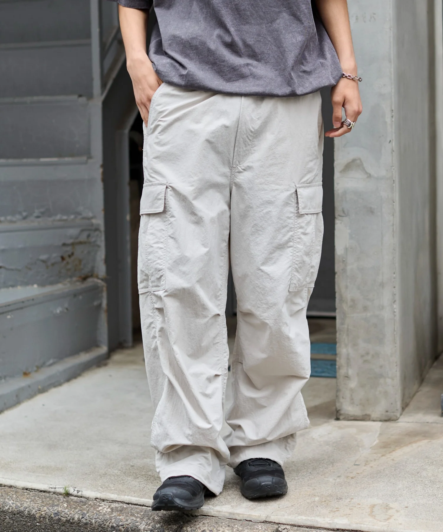 ナイロンイージーカーゴパンツ - Image 35