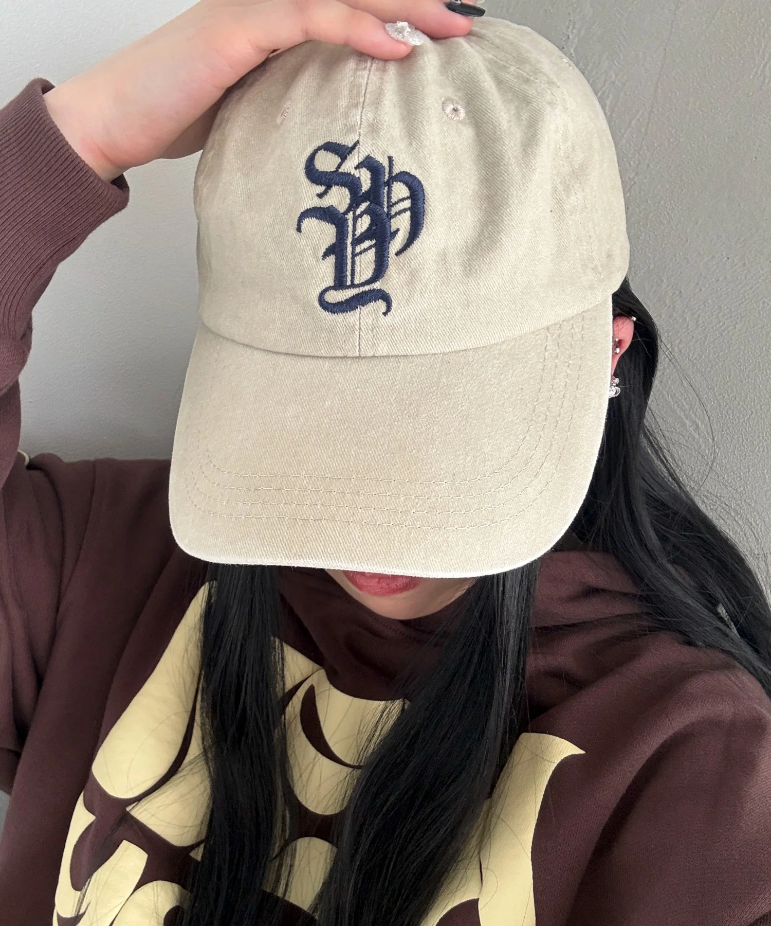 ロゴ刺繍ピグメントキャップ - Image 10