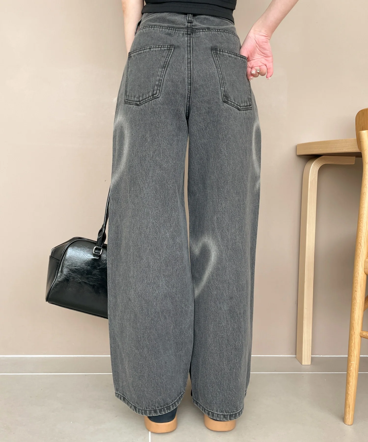 スプレーペイントストレートデニムパンツ - Image 17