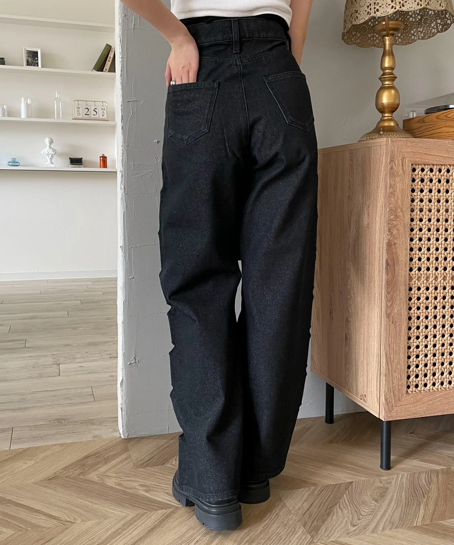 ハートサイドラインストレートパンツ - Image 13
