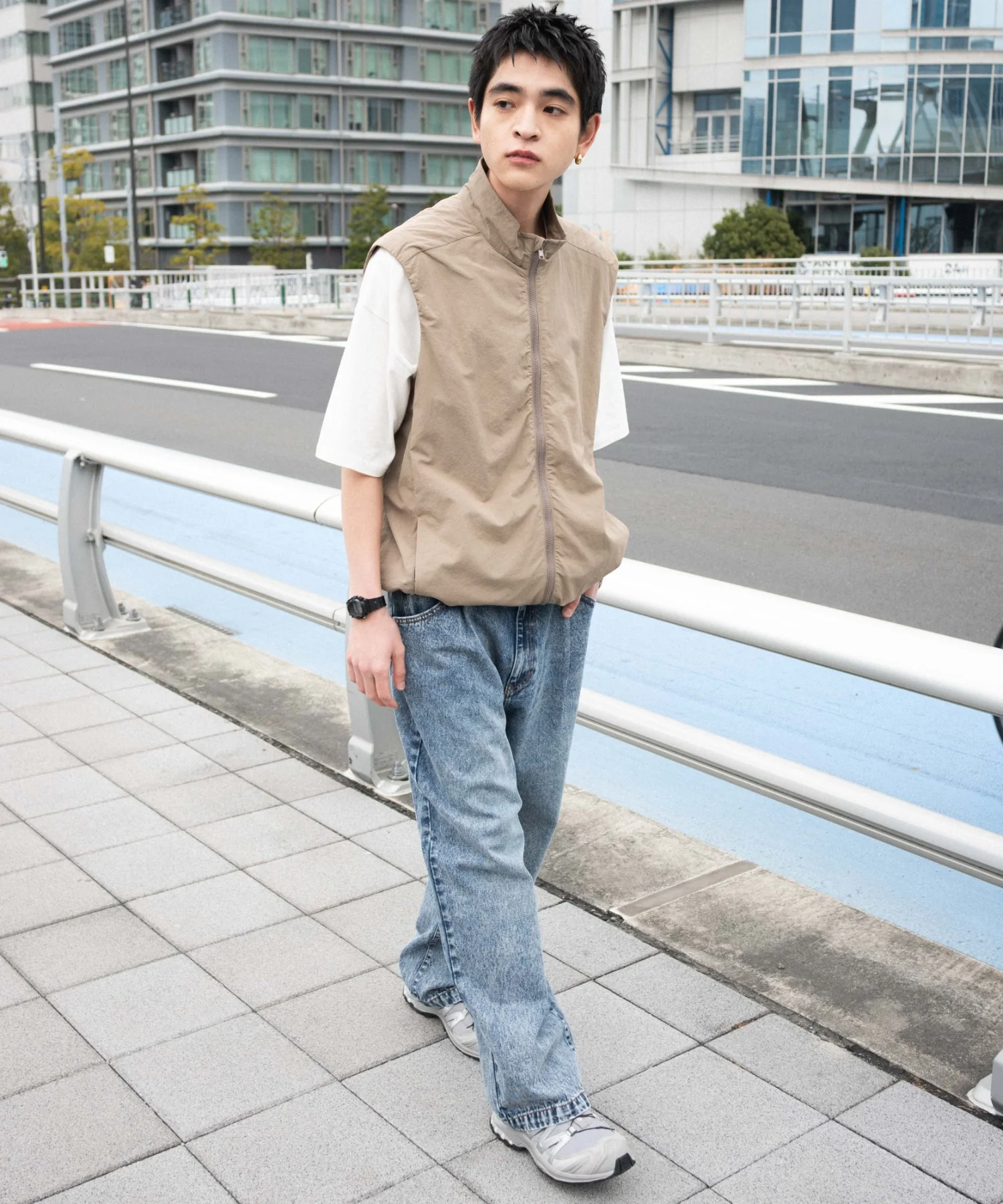 ルーズテーパードデニムパンツ - Image 7