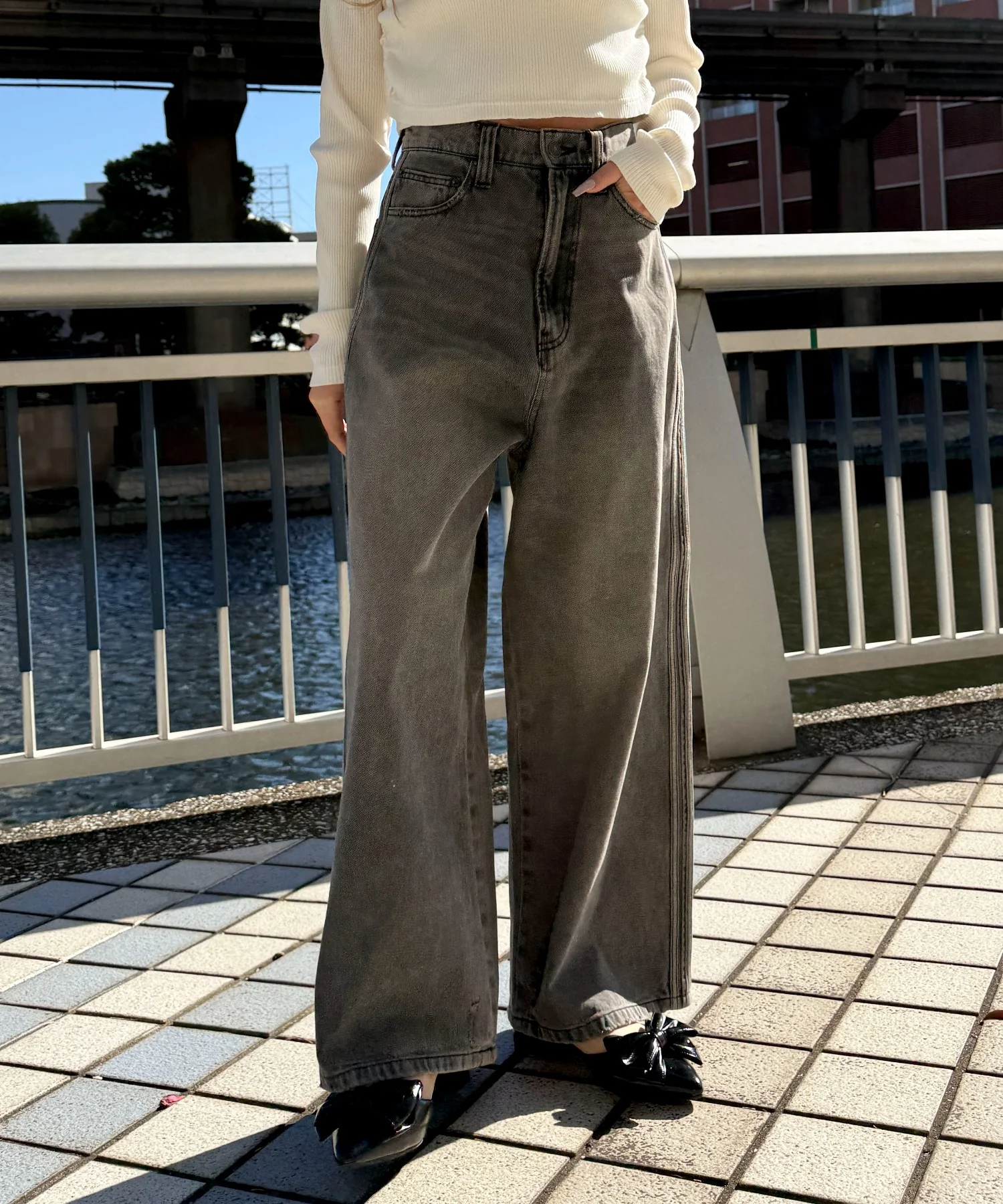 ダブルリボンポインテッドシューズ - Image 12