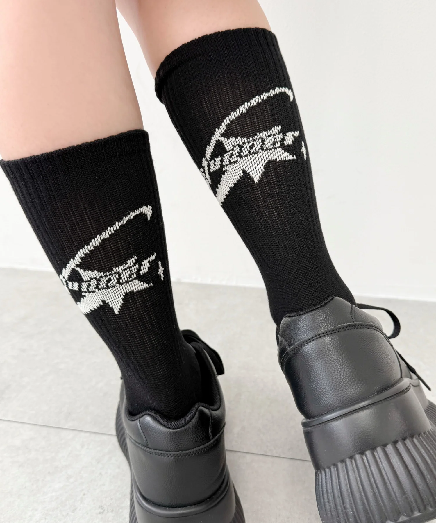 バックデザイン底パイルクルーソックス(23-25cm) - Image 4