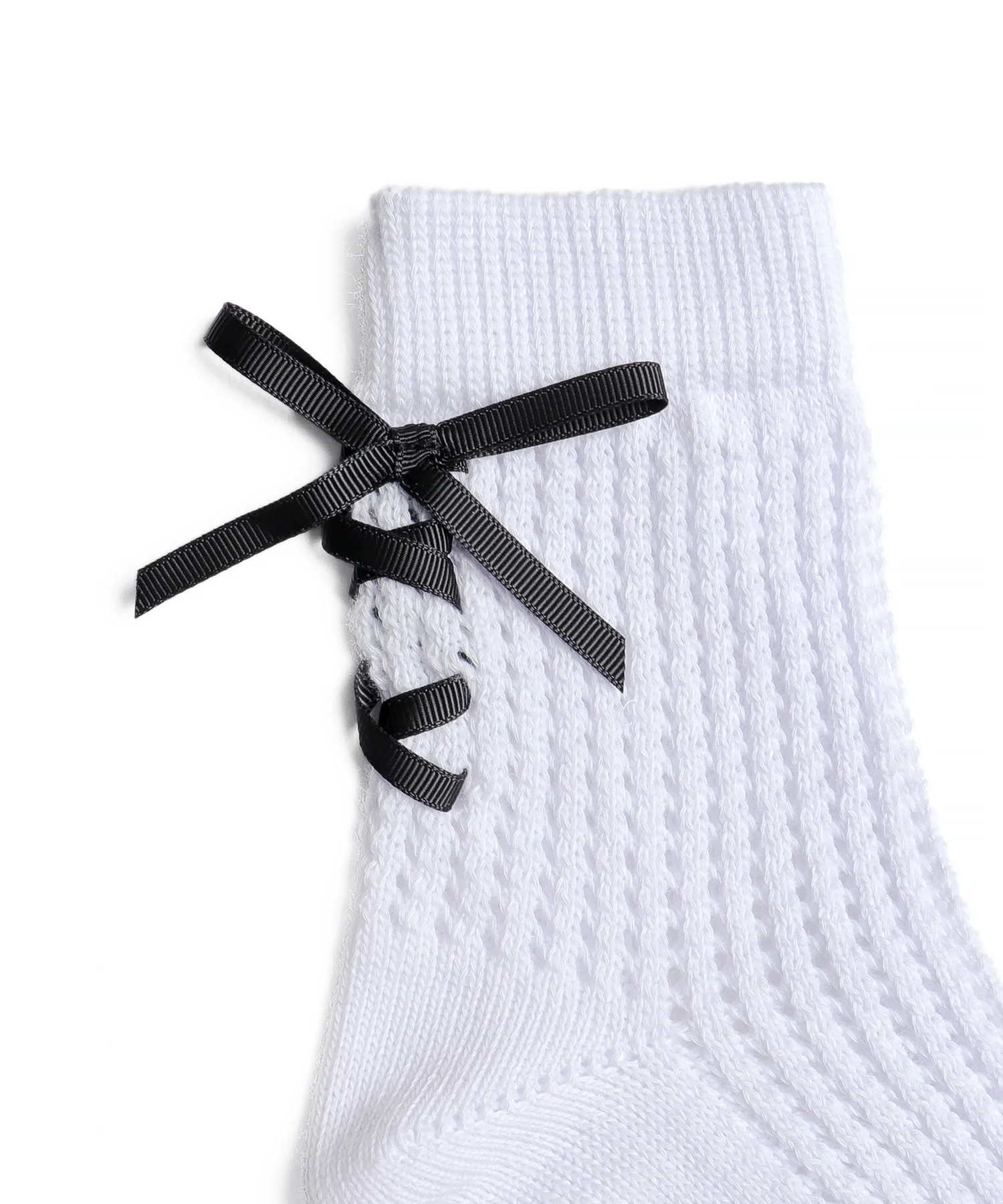 レースアップリボンソックス(23-25cm) - Image 10