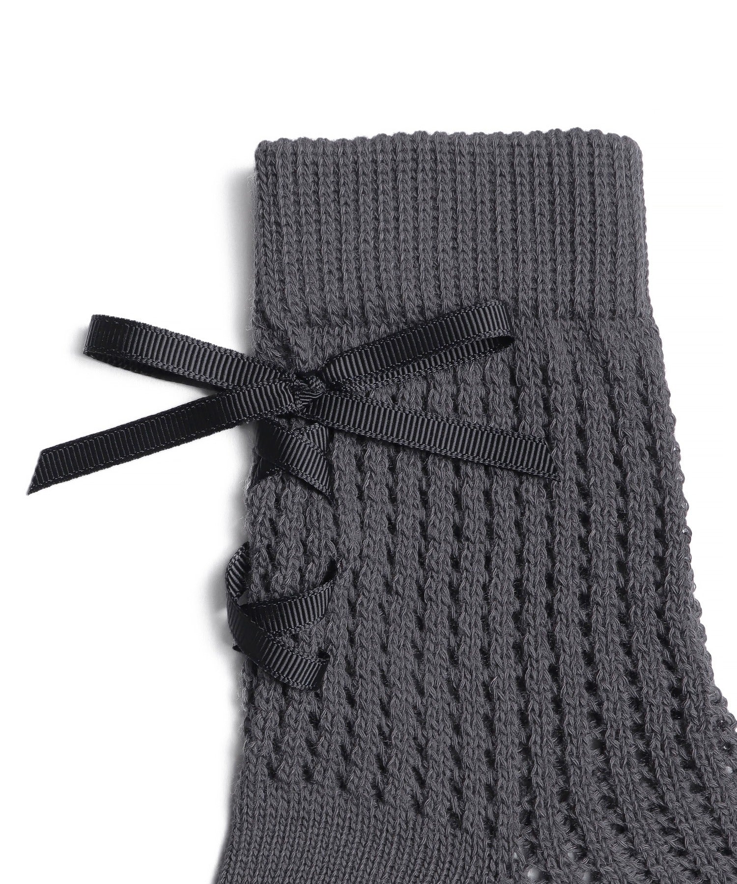 レースアップリボンソックス(23-25cm) - Image 11