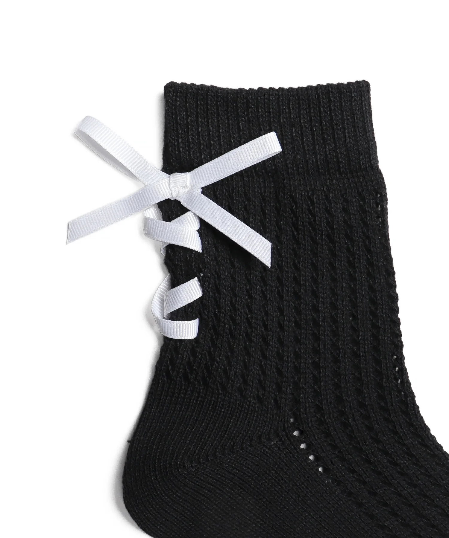 レースアップリボンソックス(23-25cm) - Image 12