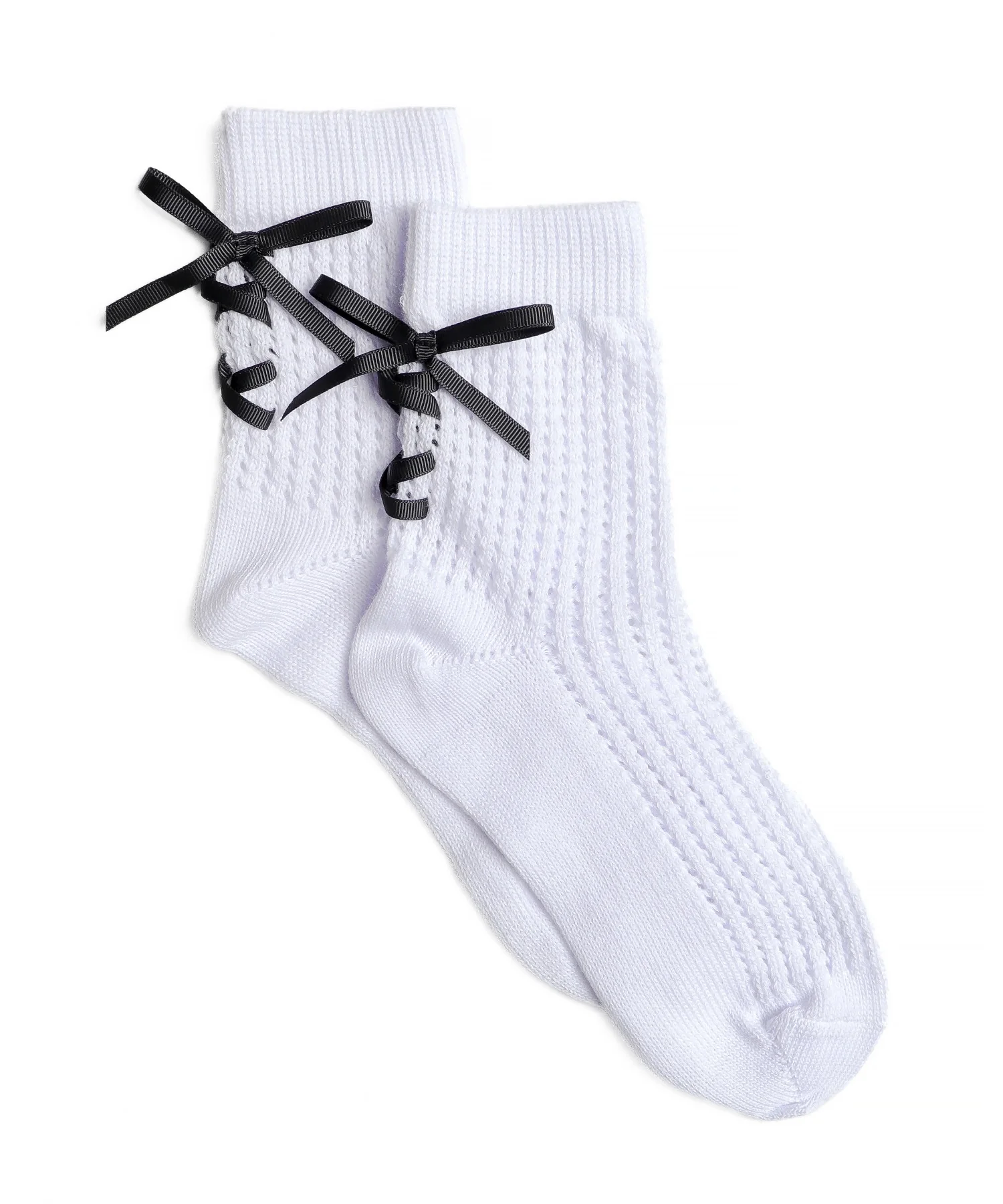 レースアップリボンソックス(23-25cm) - Image 7