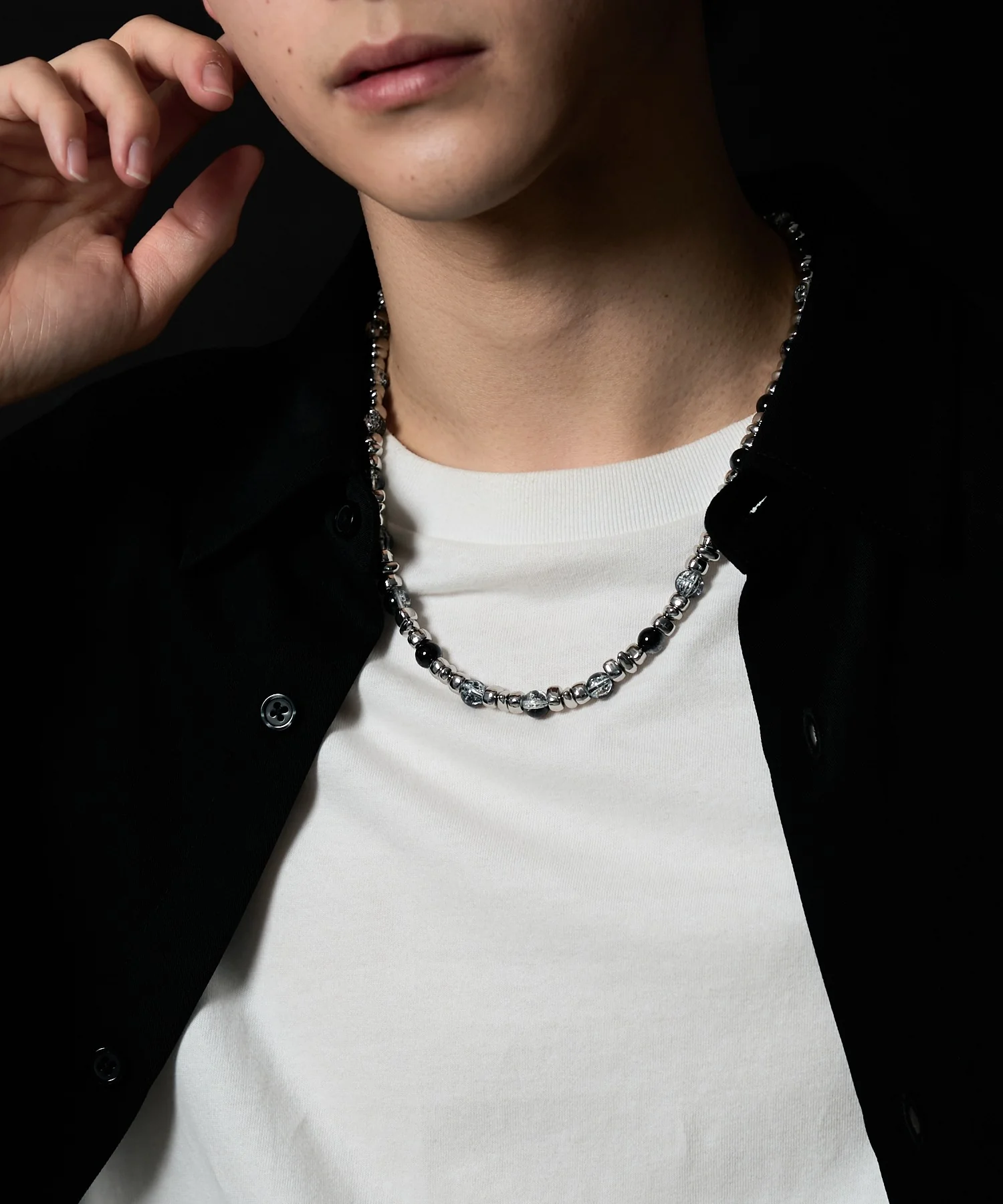 Mクラックデザインネックレス - Image 15