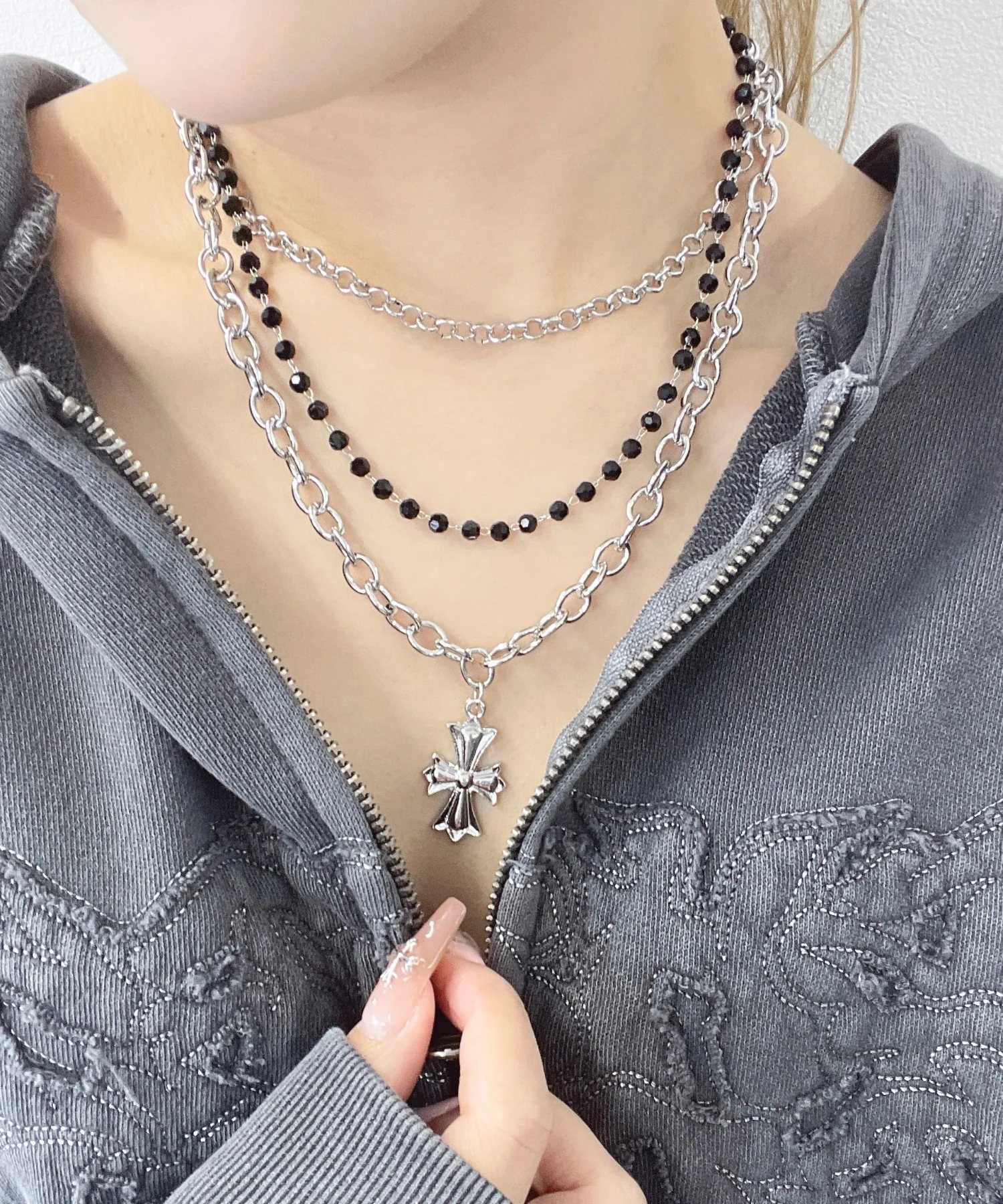 L3連クロスネックレス - Image 3