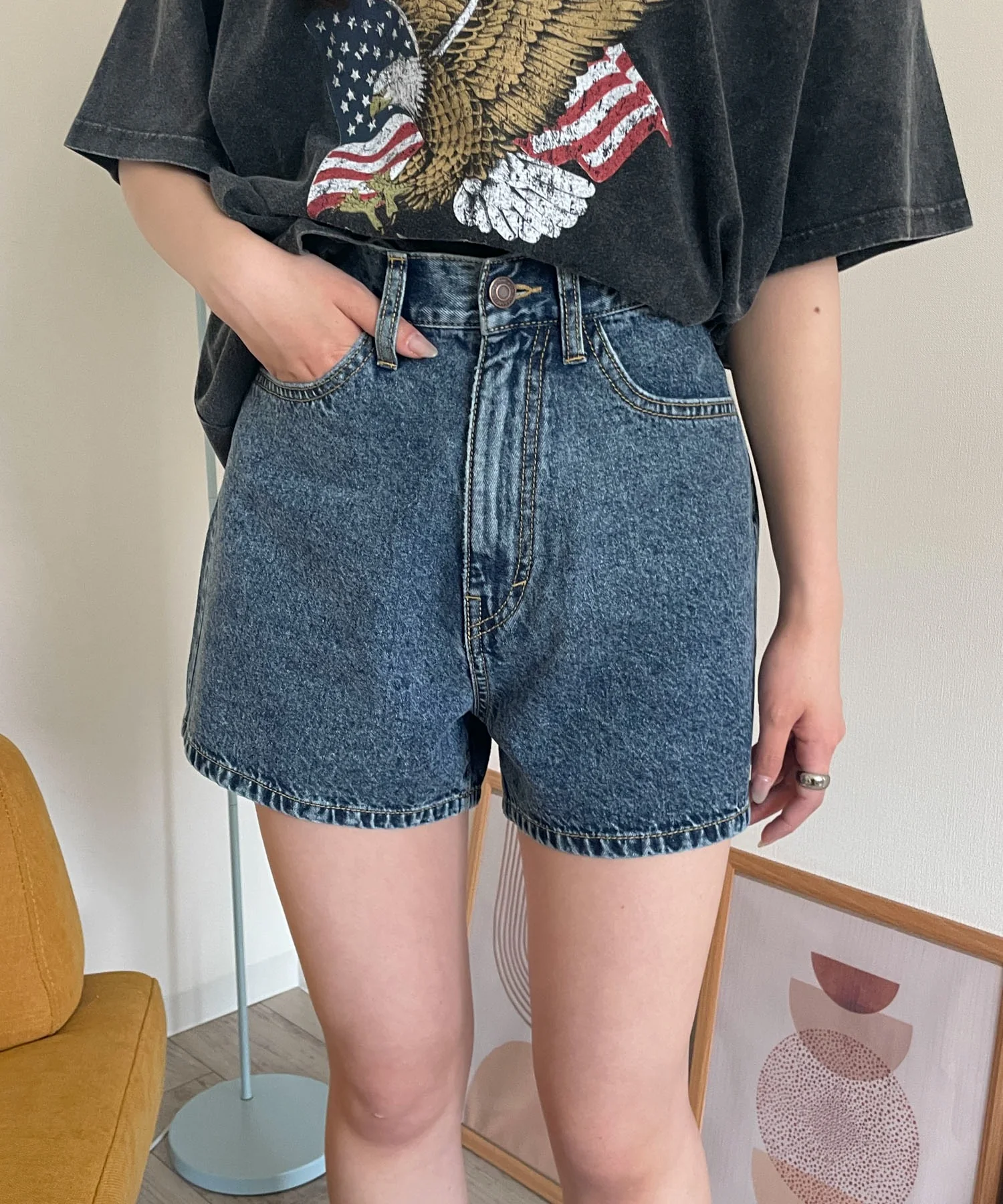 デニムショートパンツ - Image 3