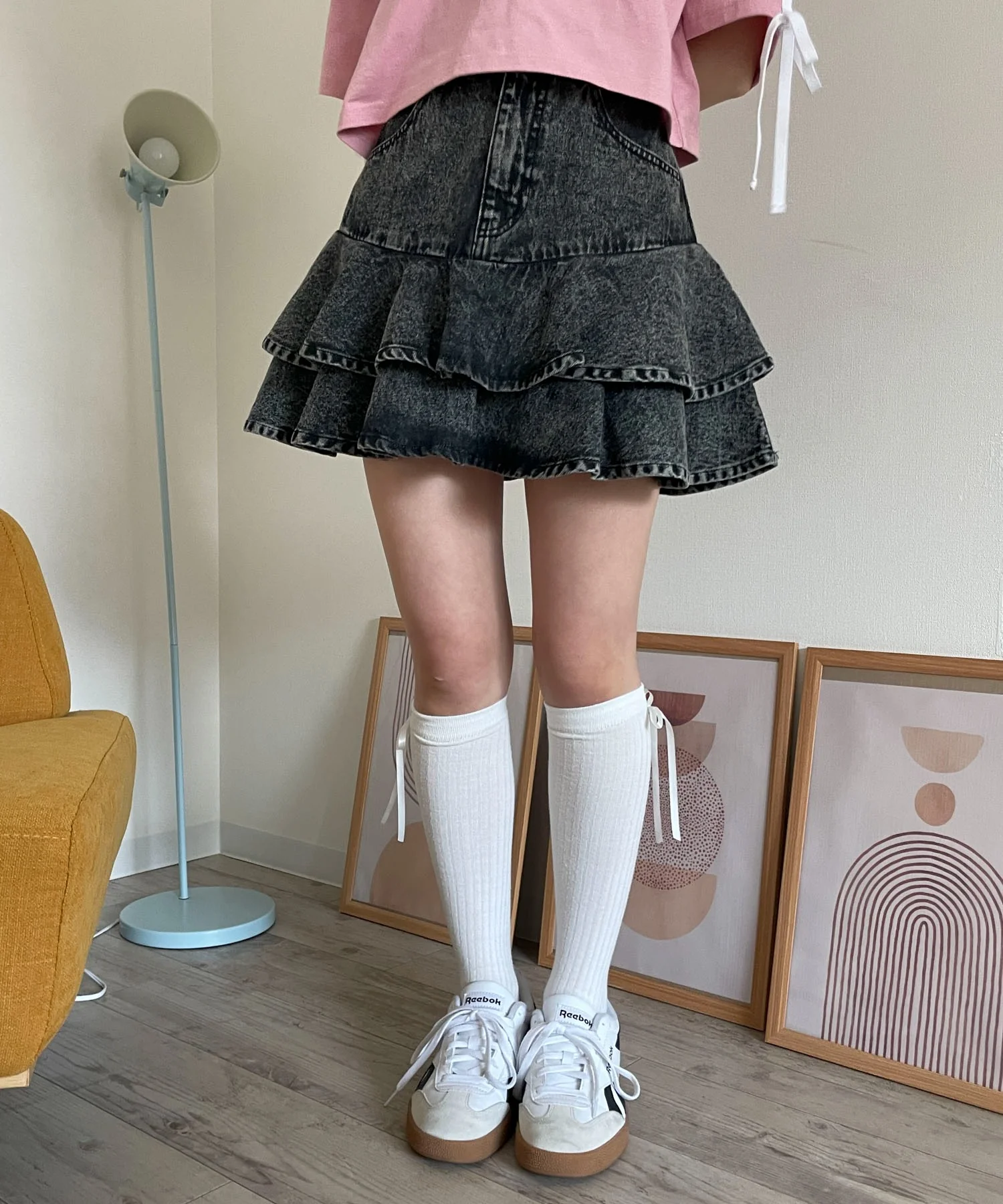 デニムフリルミニスカート - Image 13