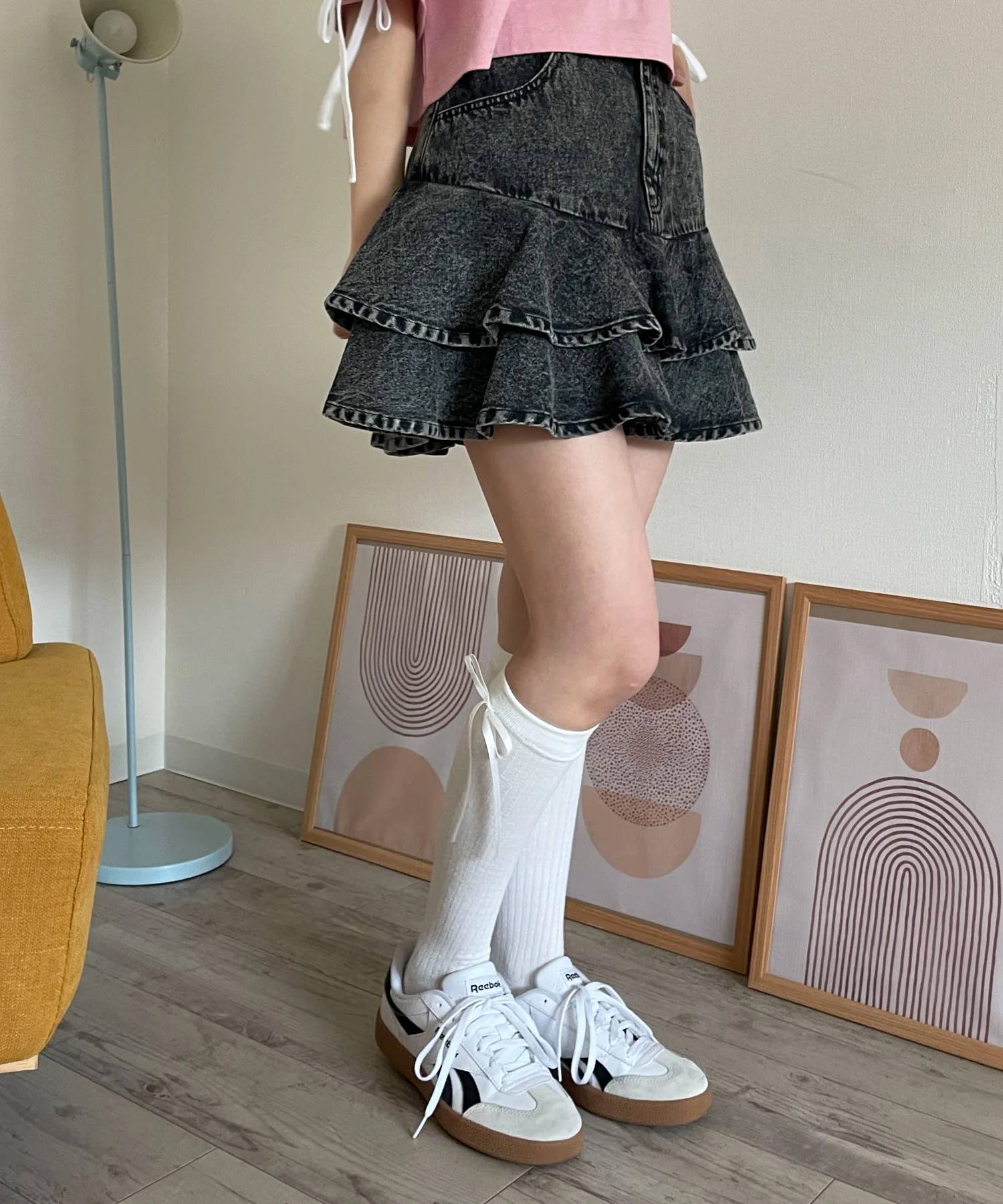 デニムフリルミニスカート - Image 16