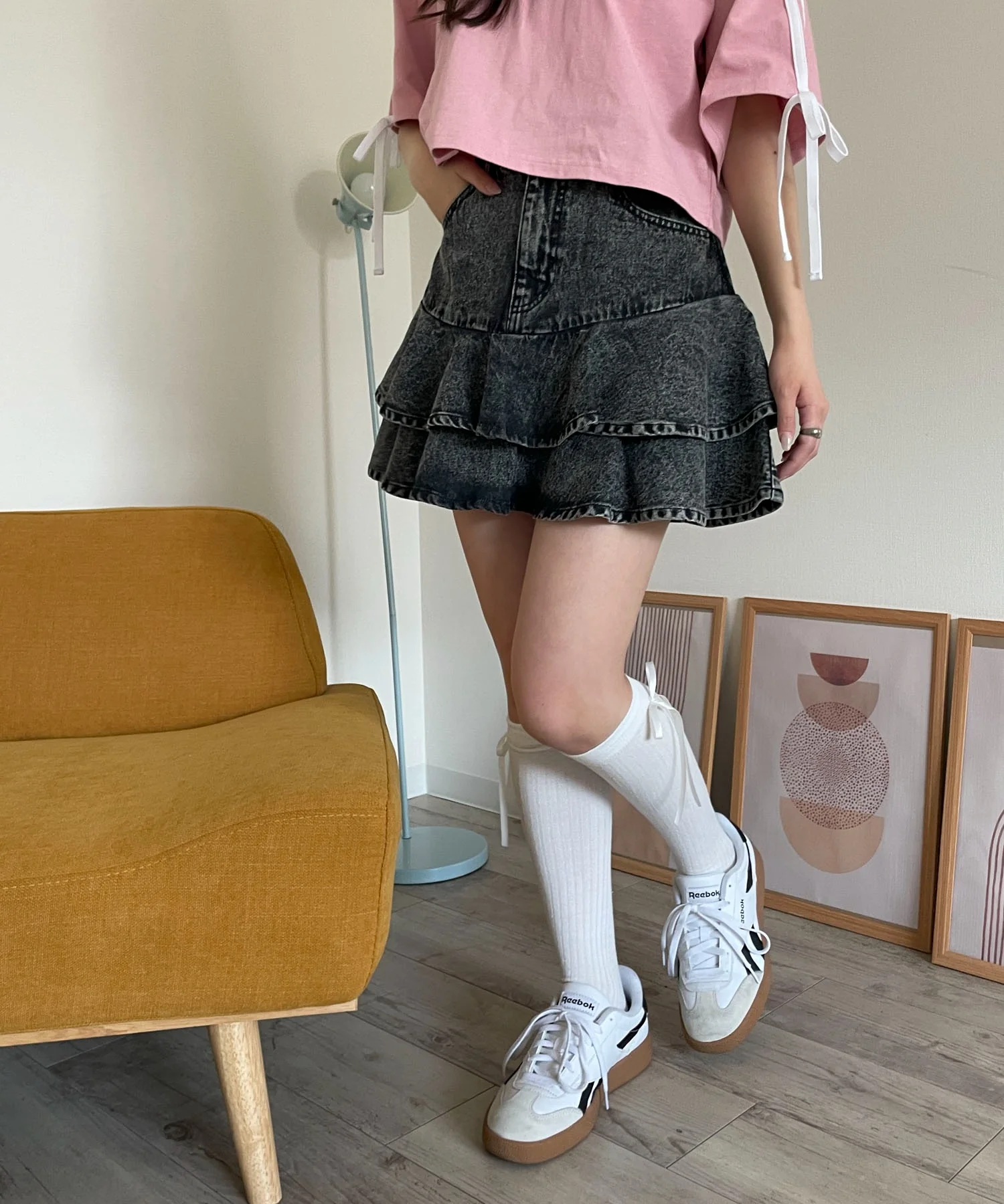 デニムフリルミニスカート - Image 17