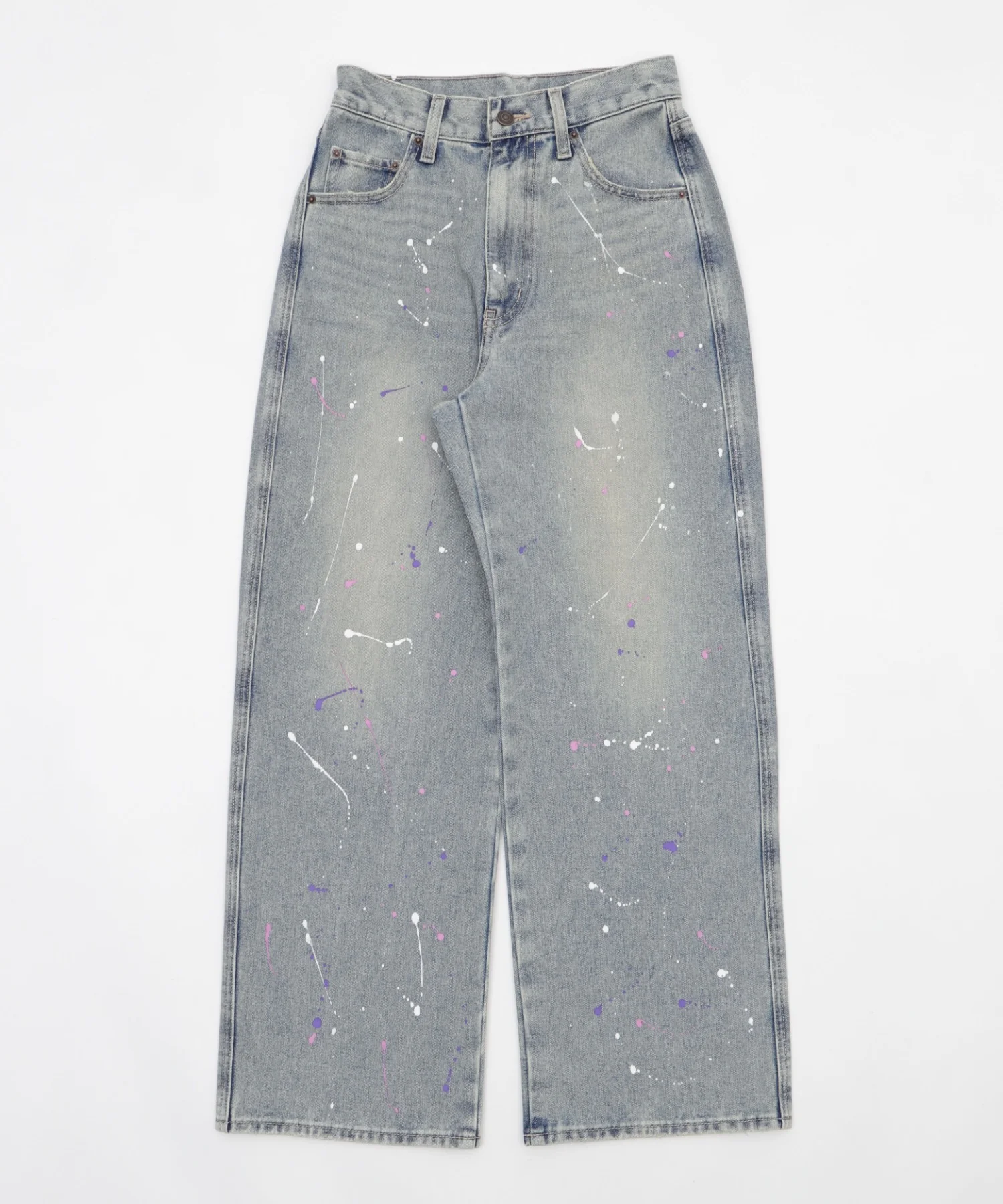 ペイントストレートデニムパンツ - Image 11