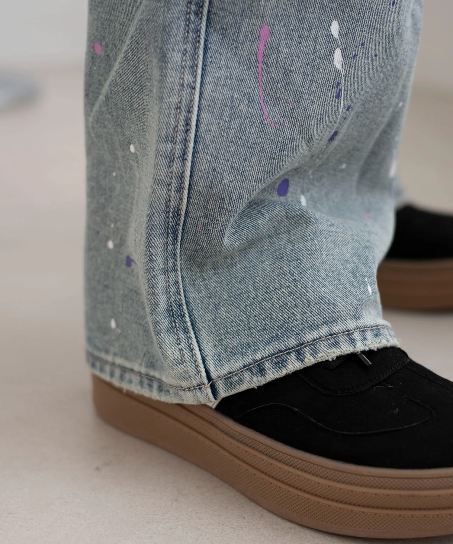 ペイントストレートデニムパンツ - Image 5