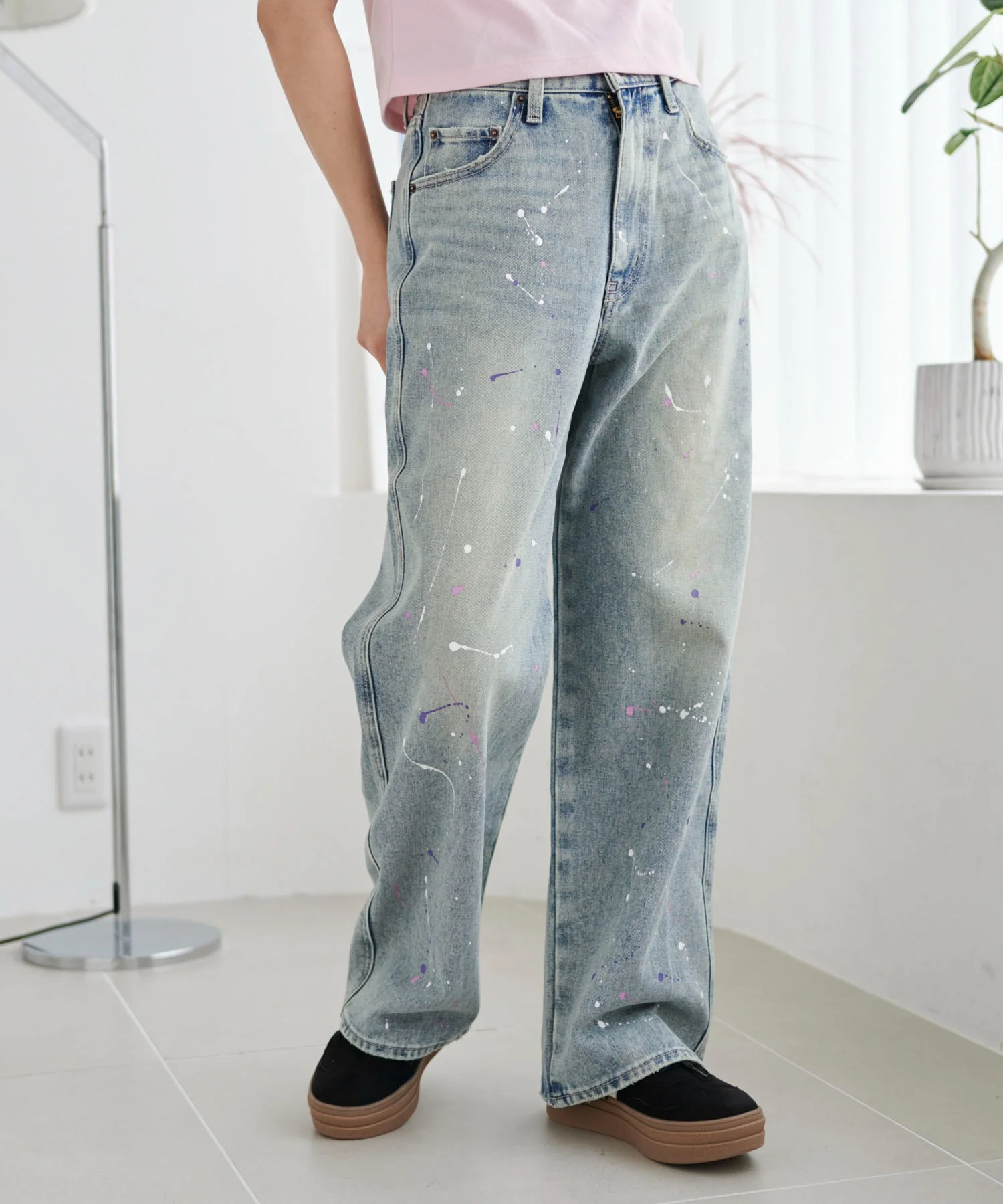 ペイントストレートデニムパンツ - Image 7