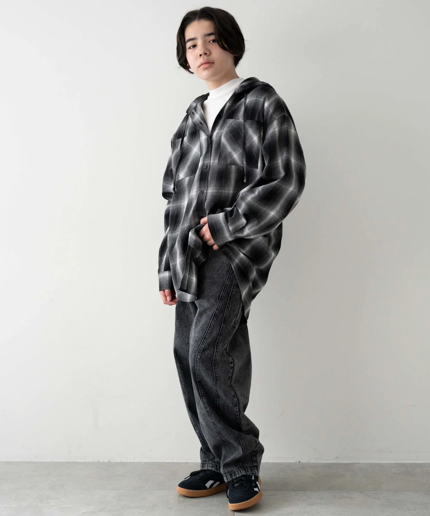 イージー3Dバレルレッグデニムパンツ(JUNIOR) - Image 4