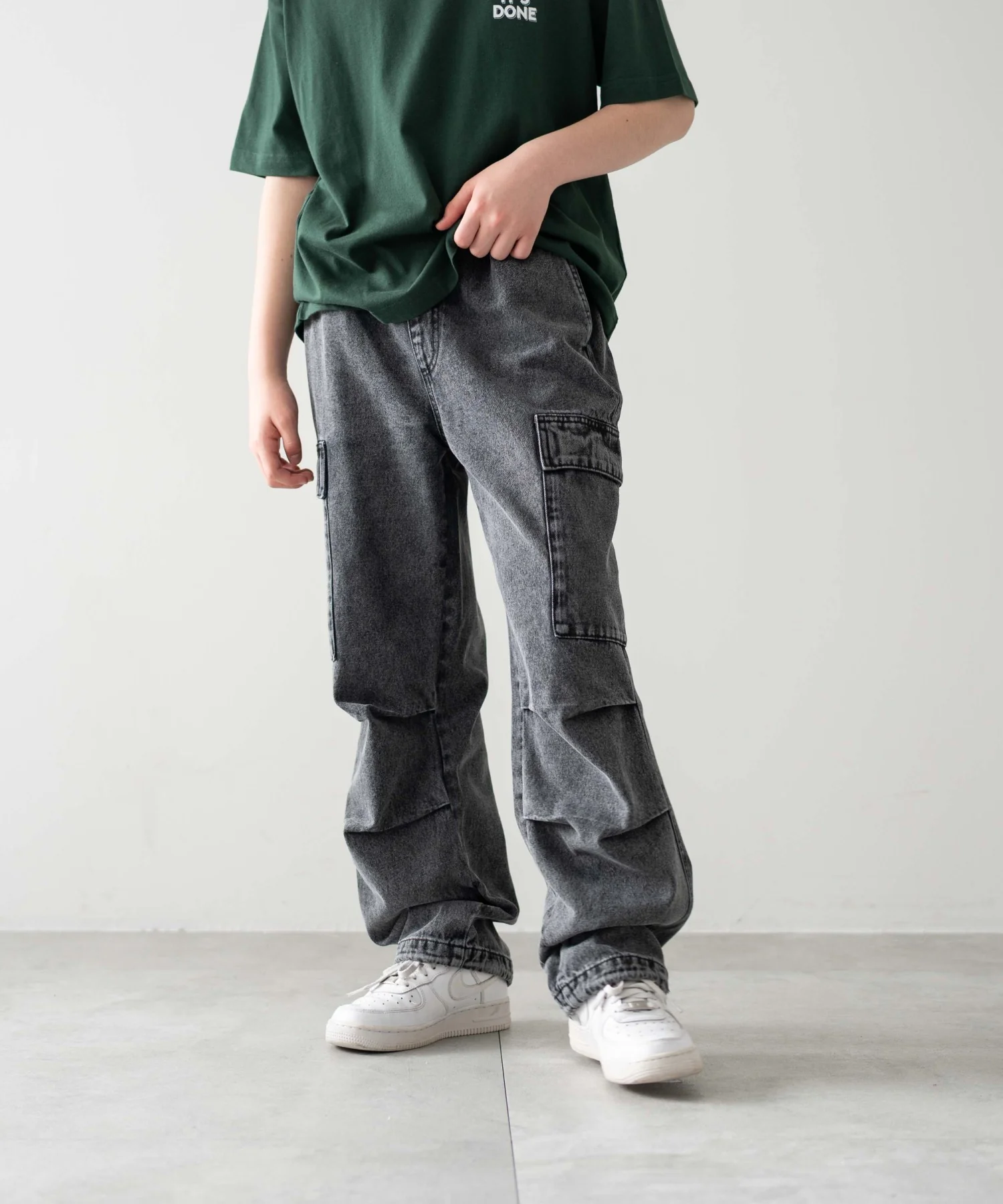 デニムイージーカーゴパンツ(JUNIOR) - Image 2